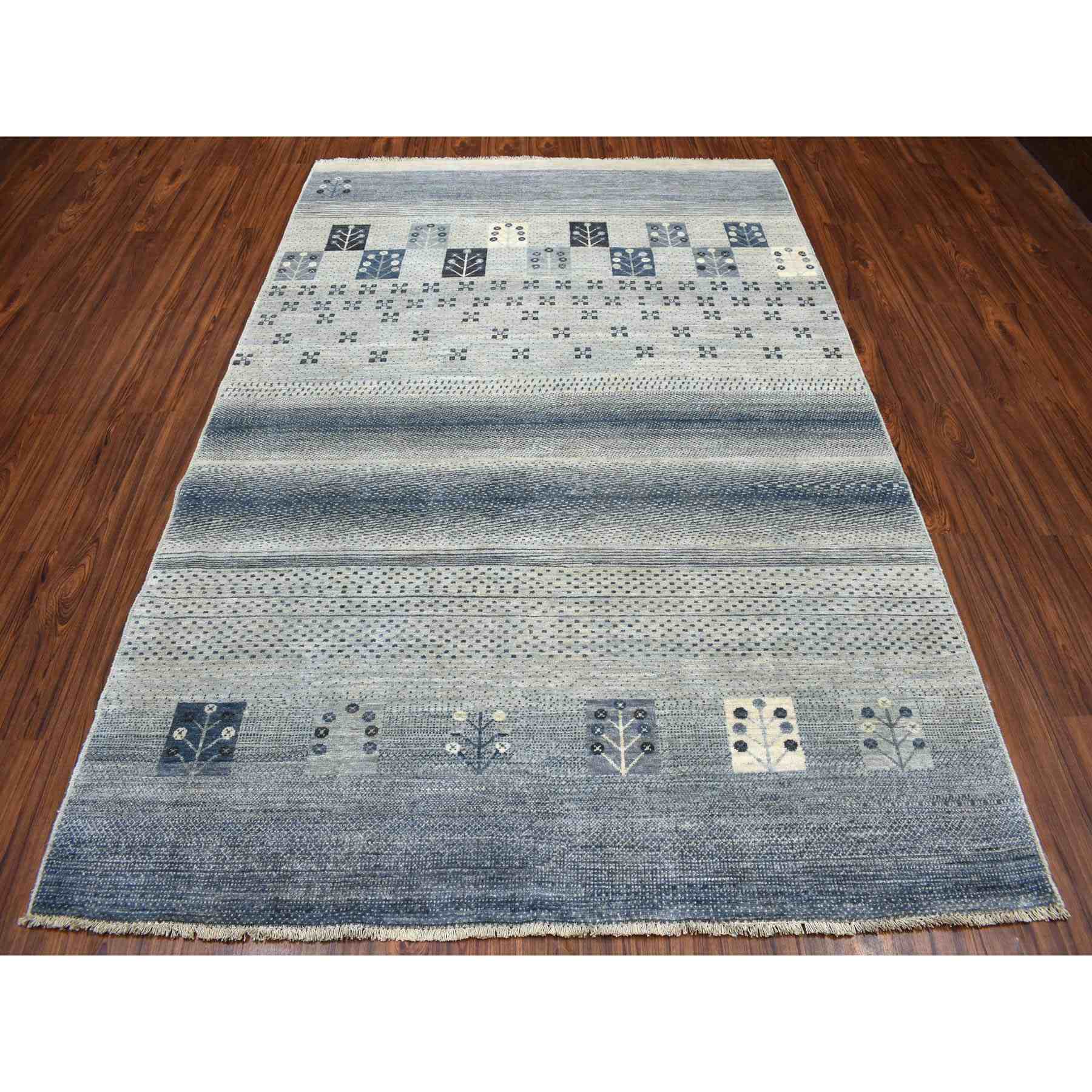 Tribal-Geometric-Hand-Knotted-Rug-258280