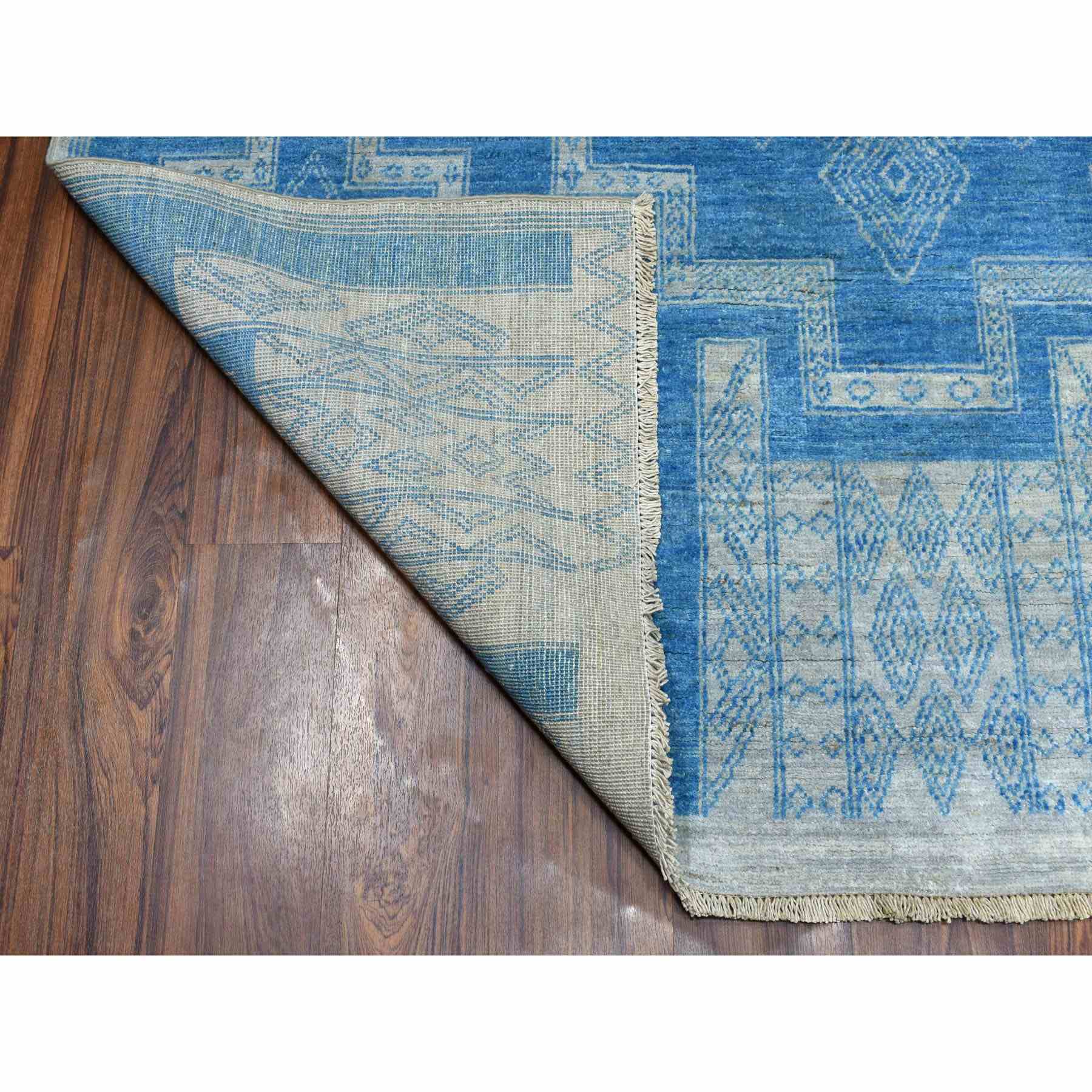 Oushak-And-Peshawar-Hand-Knotted-Rug-262425