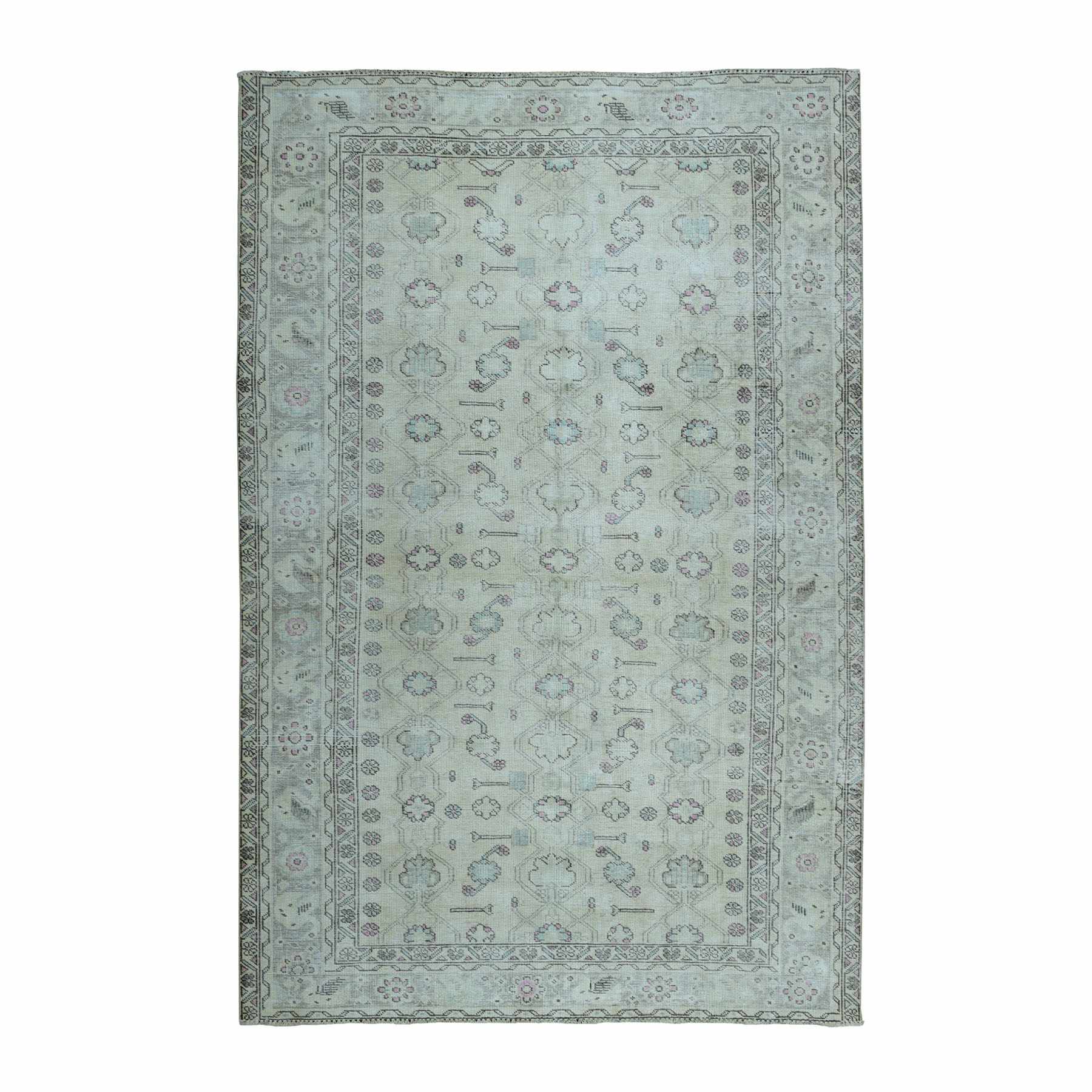 Overdyed-Vintage-Hand-Knotted-Rug-260645