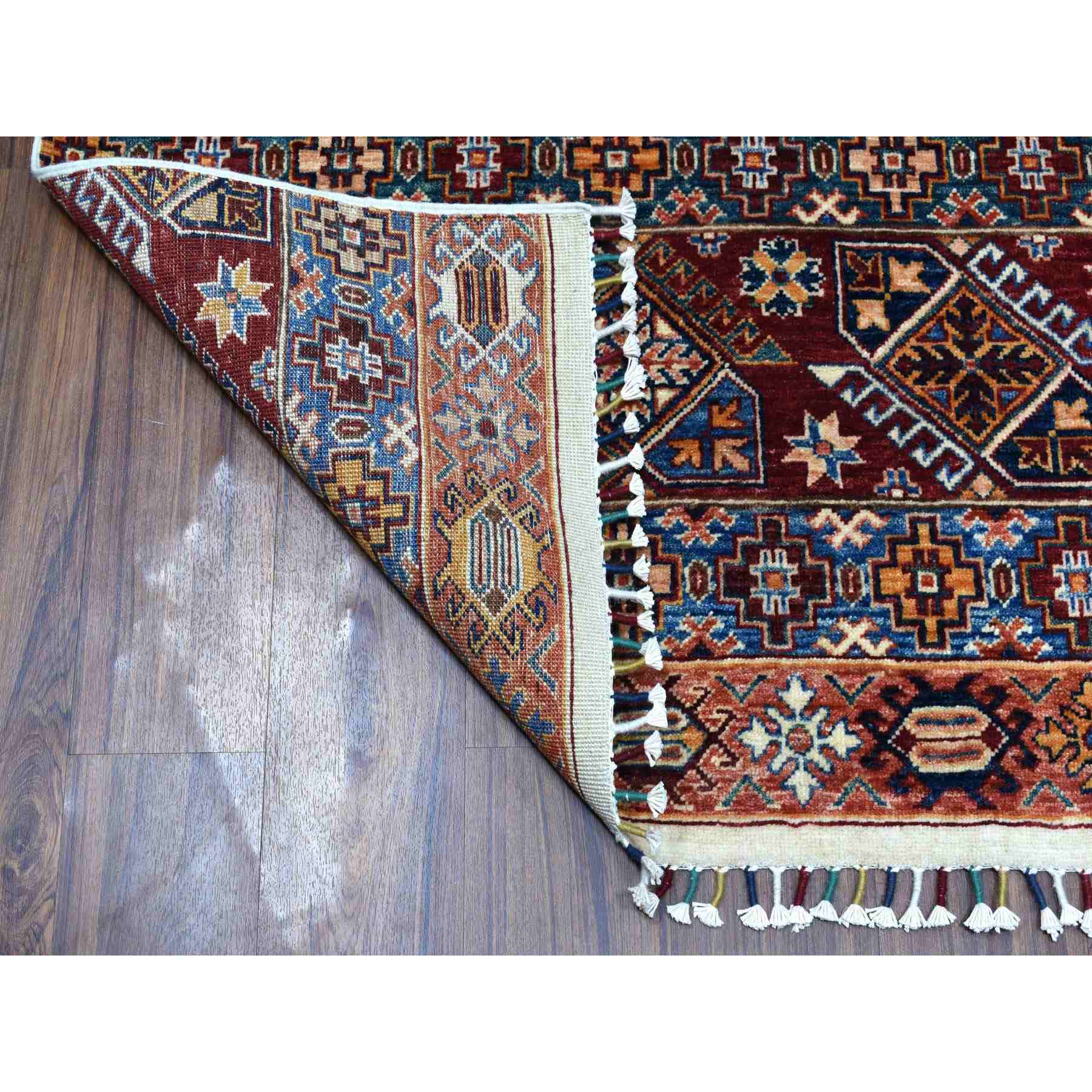 Kazak-Hand-Knotted-Rug-263820