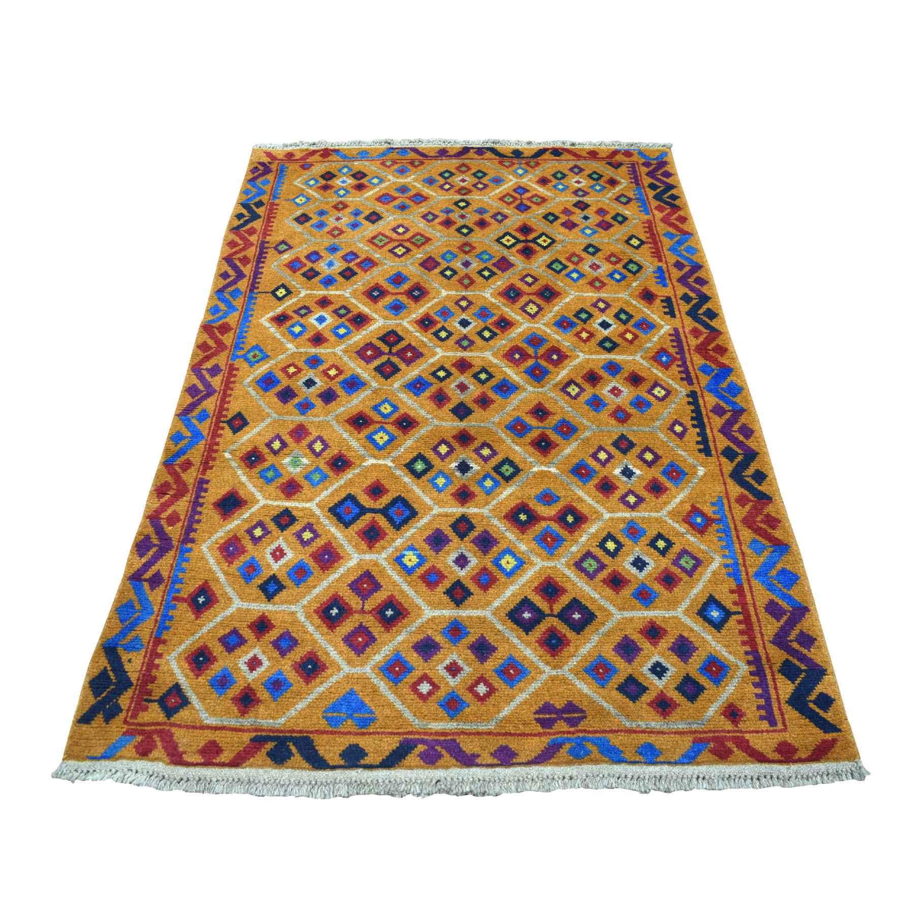 Tribal-Geometric-Hand-Knotted-Rug-265910