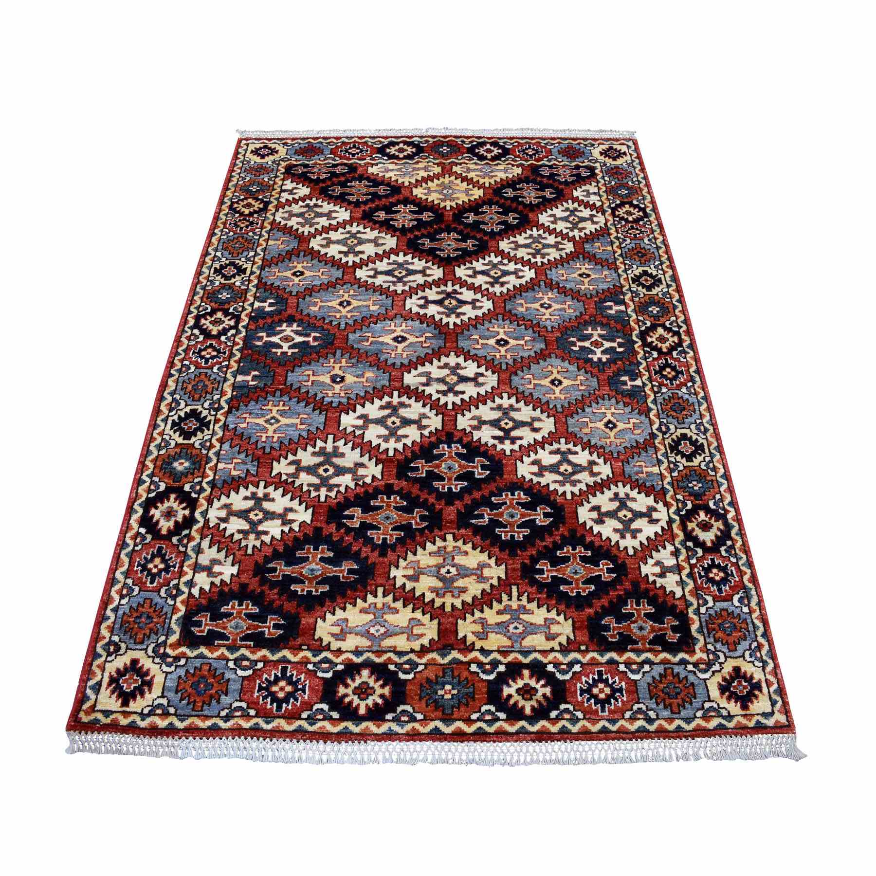 Tribal-Geometric-Hand-Knotted-Rug-265965