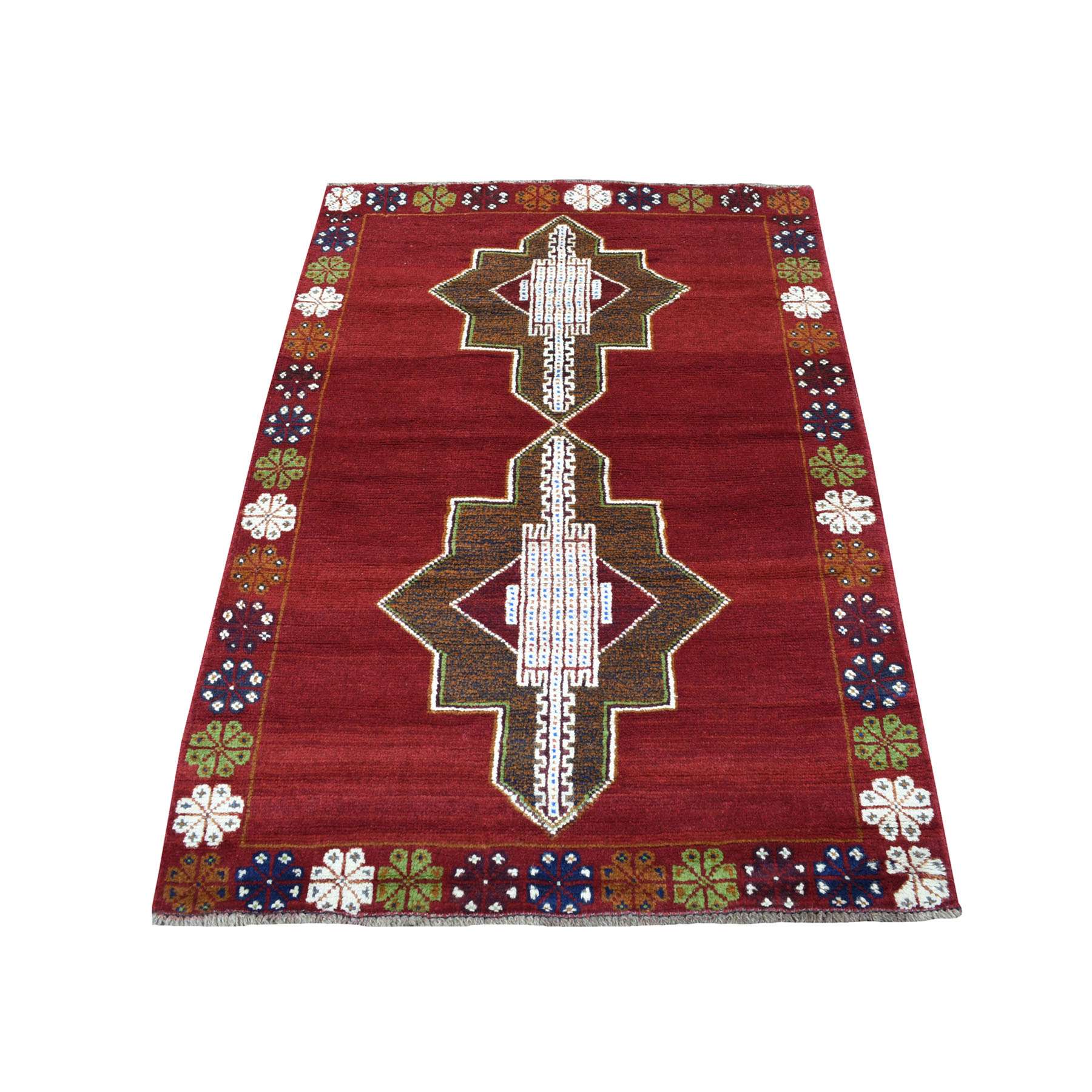 Tribal-Geometric-Hand-Knotted-Rug-266425