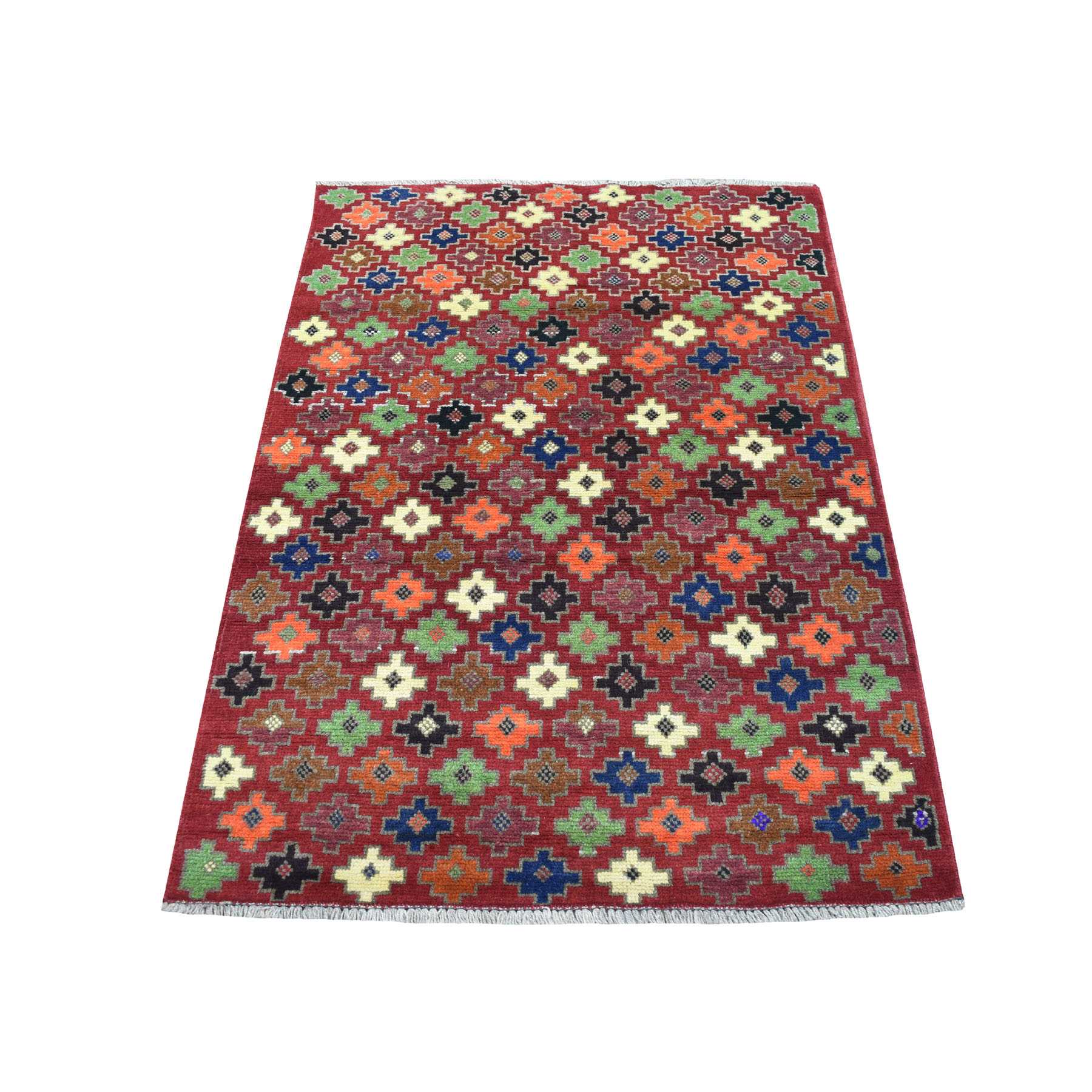 Tribal-Geometric-Hand-Knotted-Rug-266495