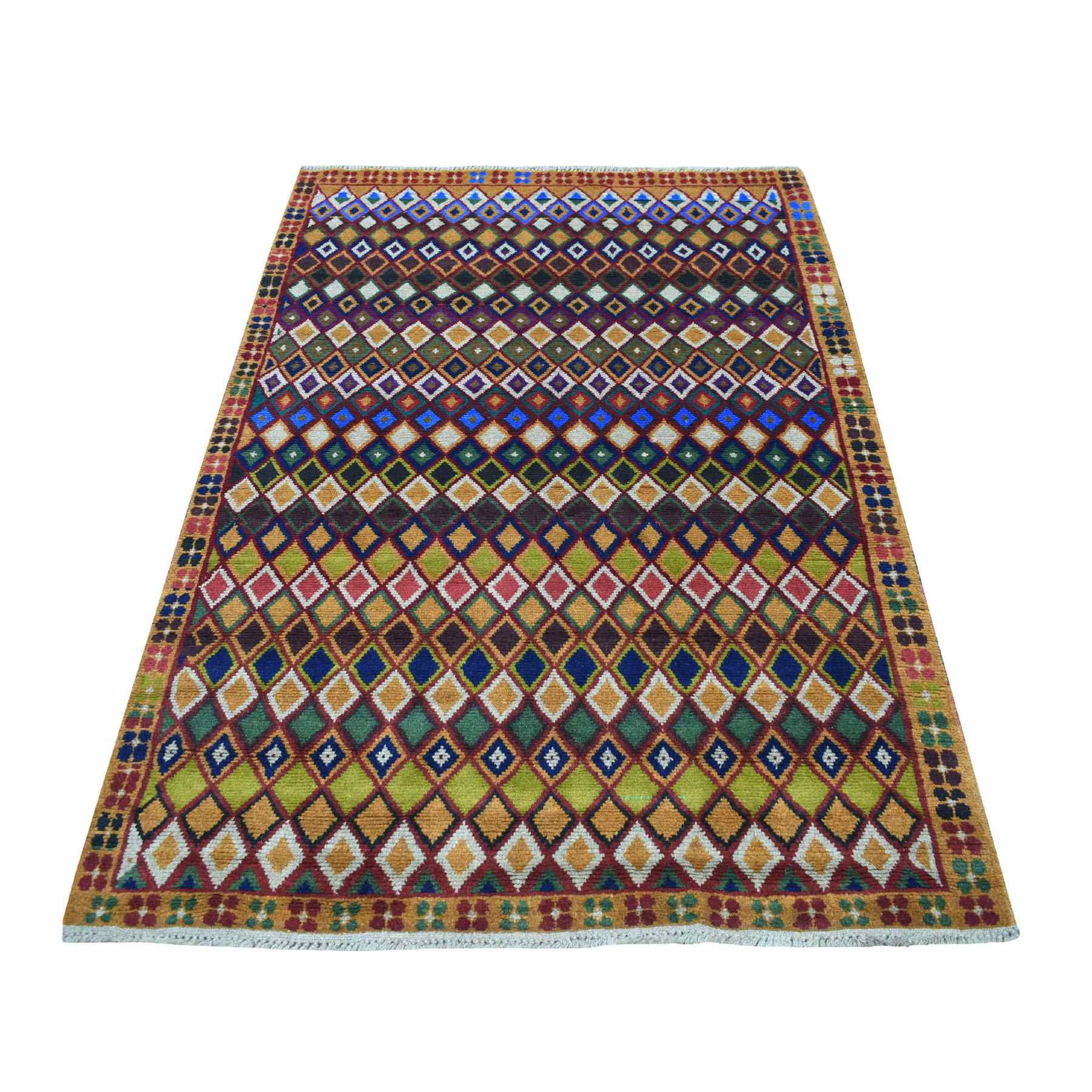 Tribal-Geometric-Hand-Knotted-Rug-266510