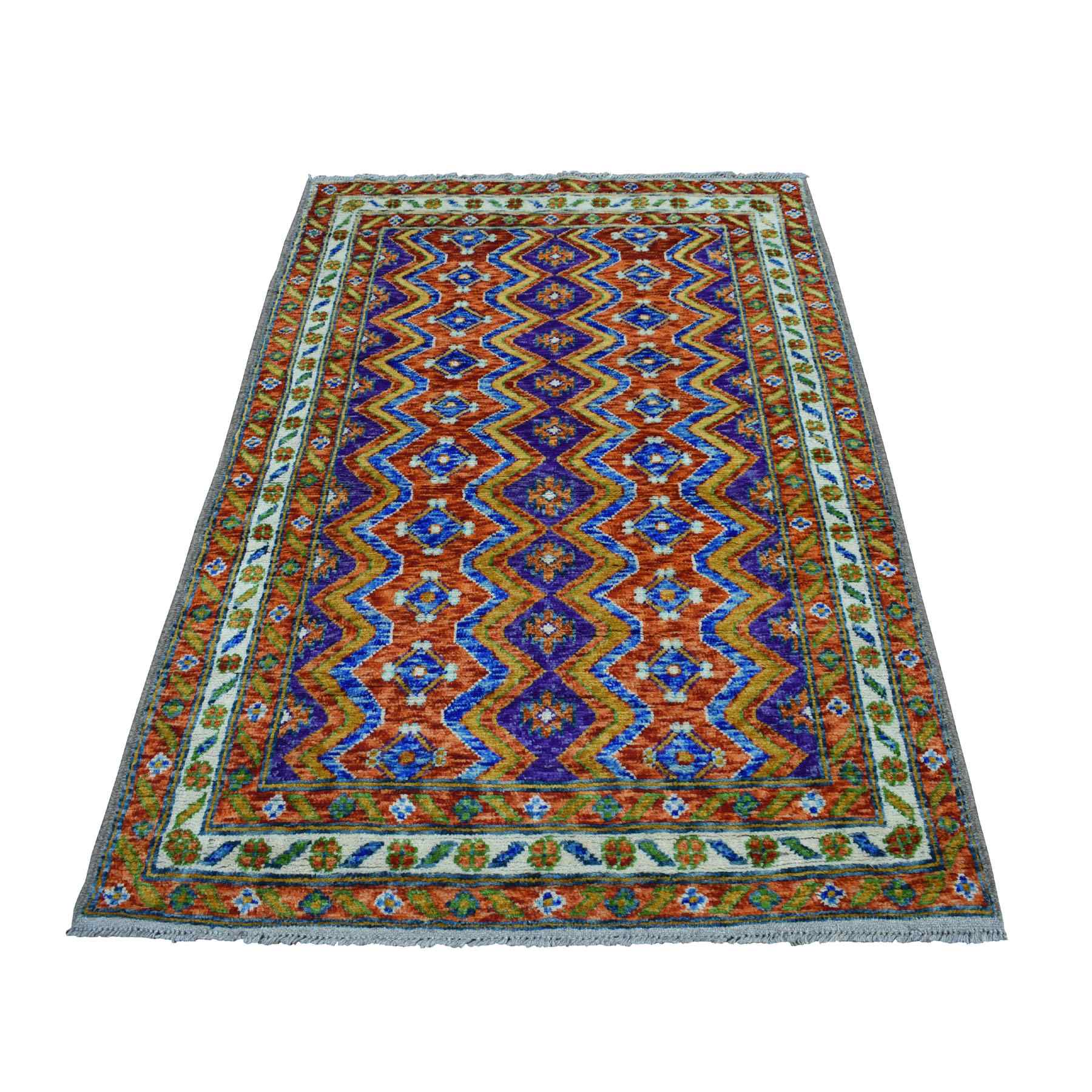 Tribal-Geometric-Hand-Knotted-Rug-266595