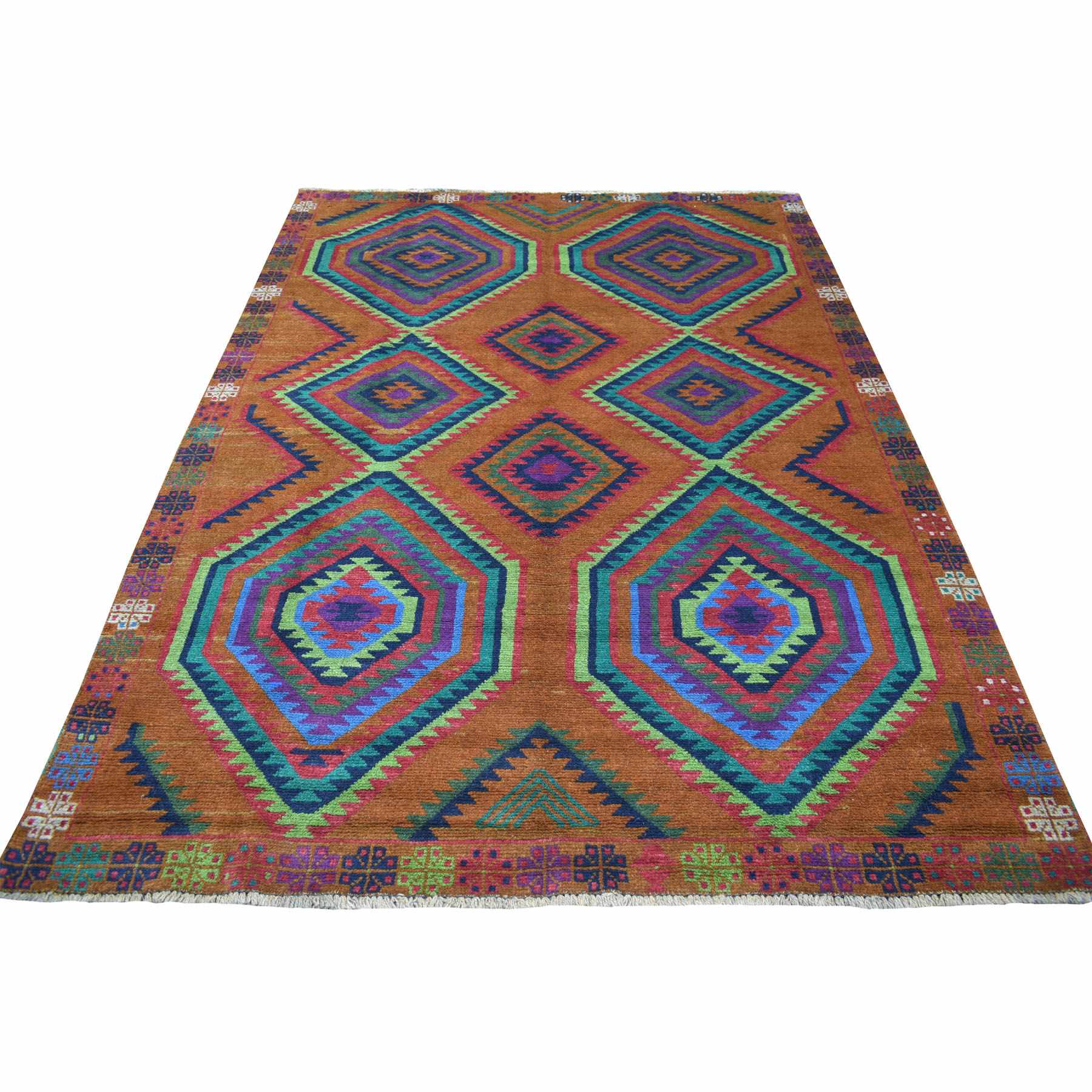 Tribal-Geometric-Hand-Knotted-Rug-266665
