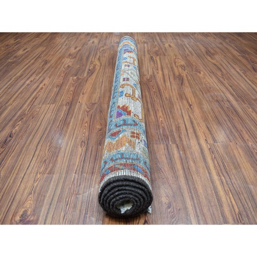 Tribal-Geometric-Hand-Knotted-Rug-266705