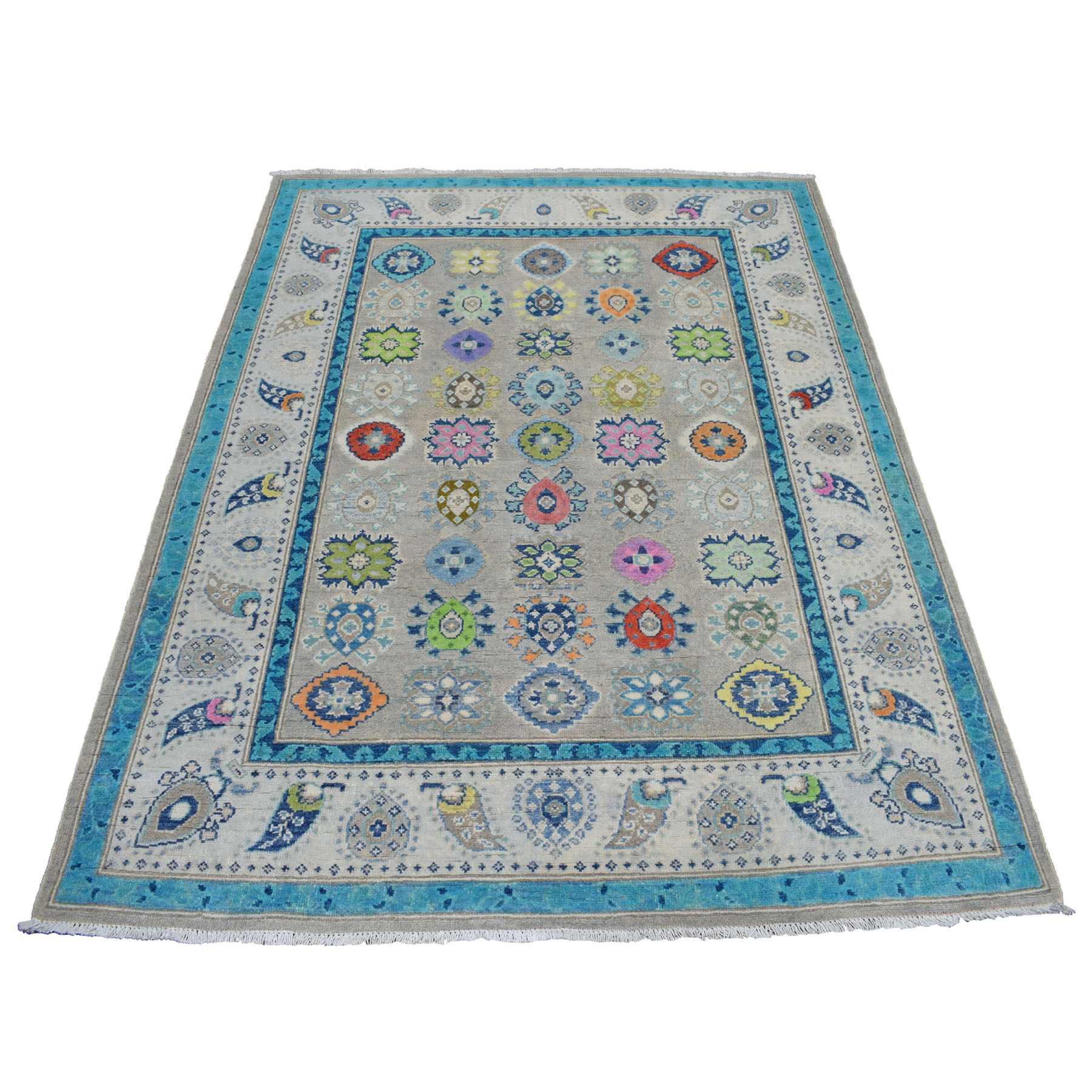 Kazak-Hand-Knotted-Rug-271615