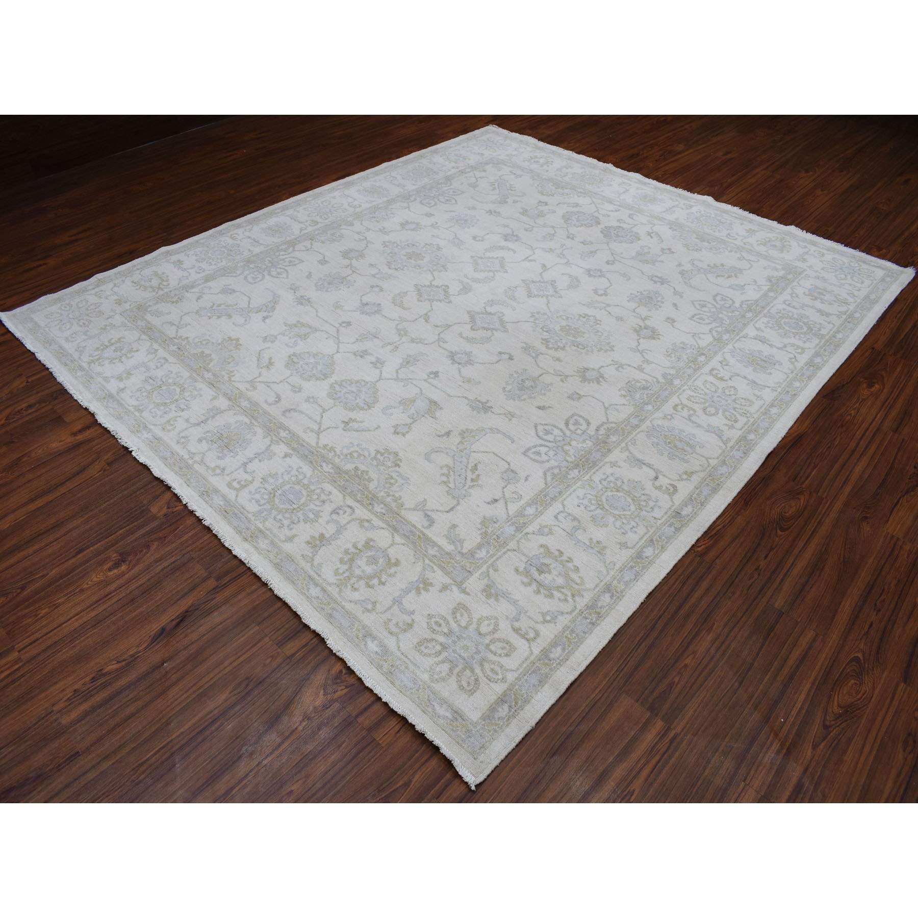 Oushak-And-Peshawar-Hand-Knotted-Rug-271945