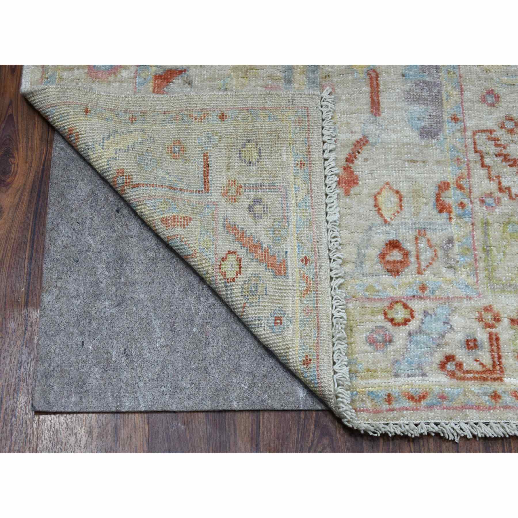 Oushak-And-Peshawar-Hand-Knotted-Rug-272145