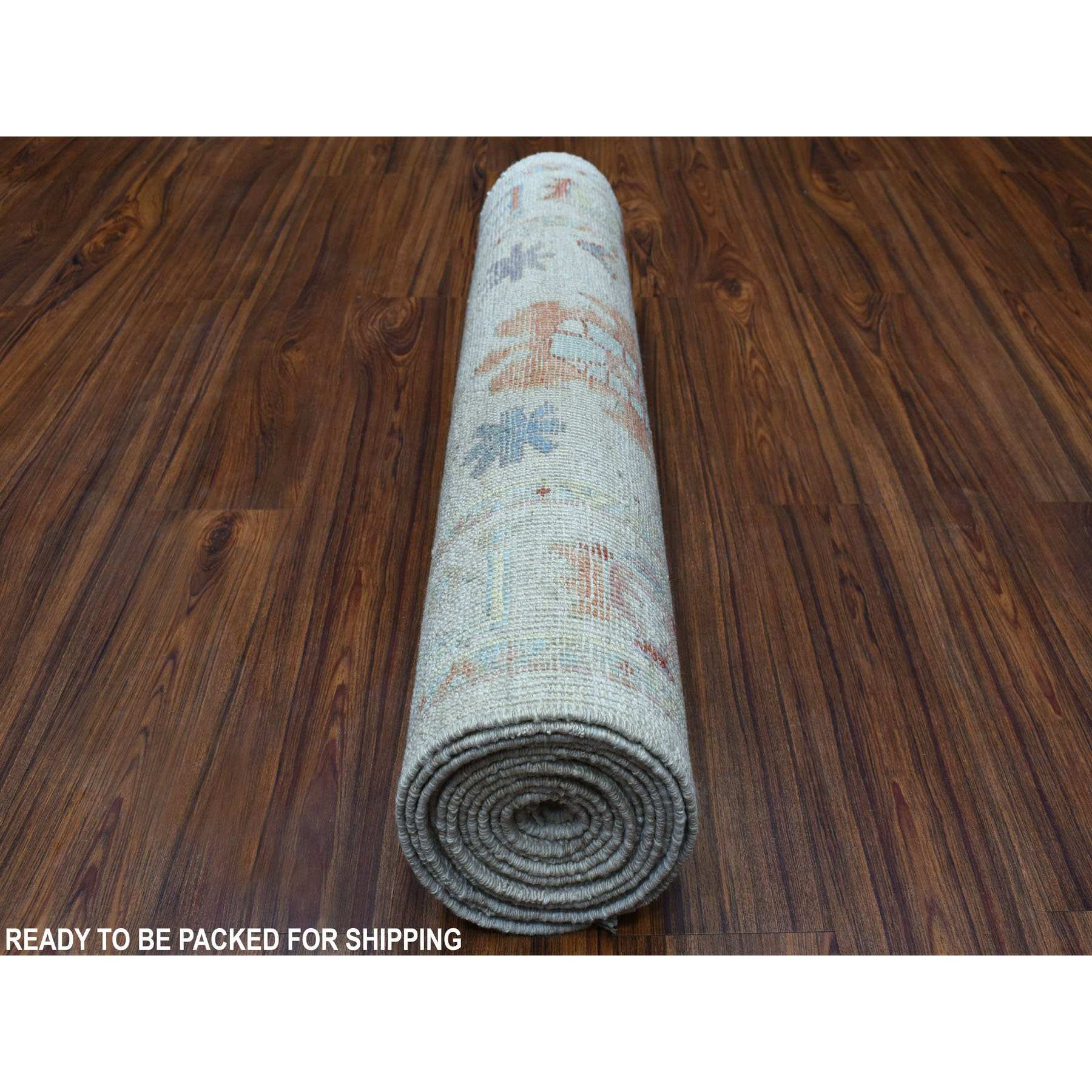 Oushak-And-Peshawar-Hand-Knotted-Rug-272145