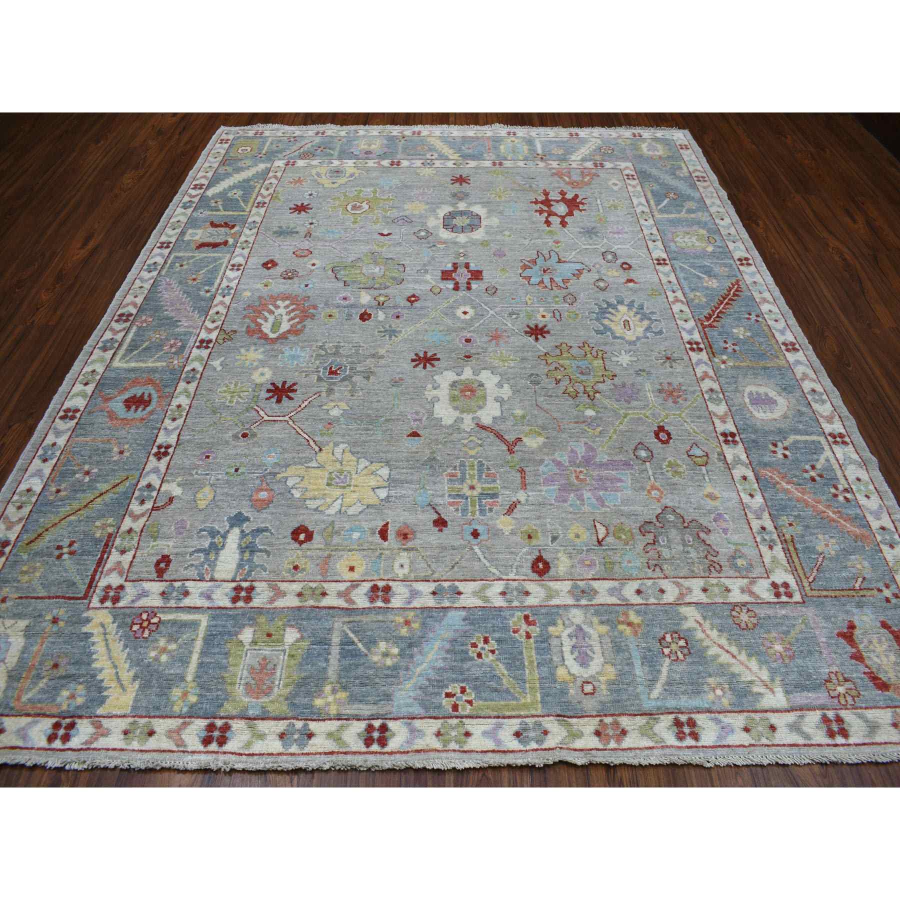 Oushak-And-Peshawar-Hand-Knotted-Rug-272440