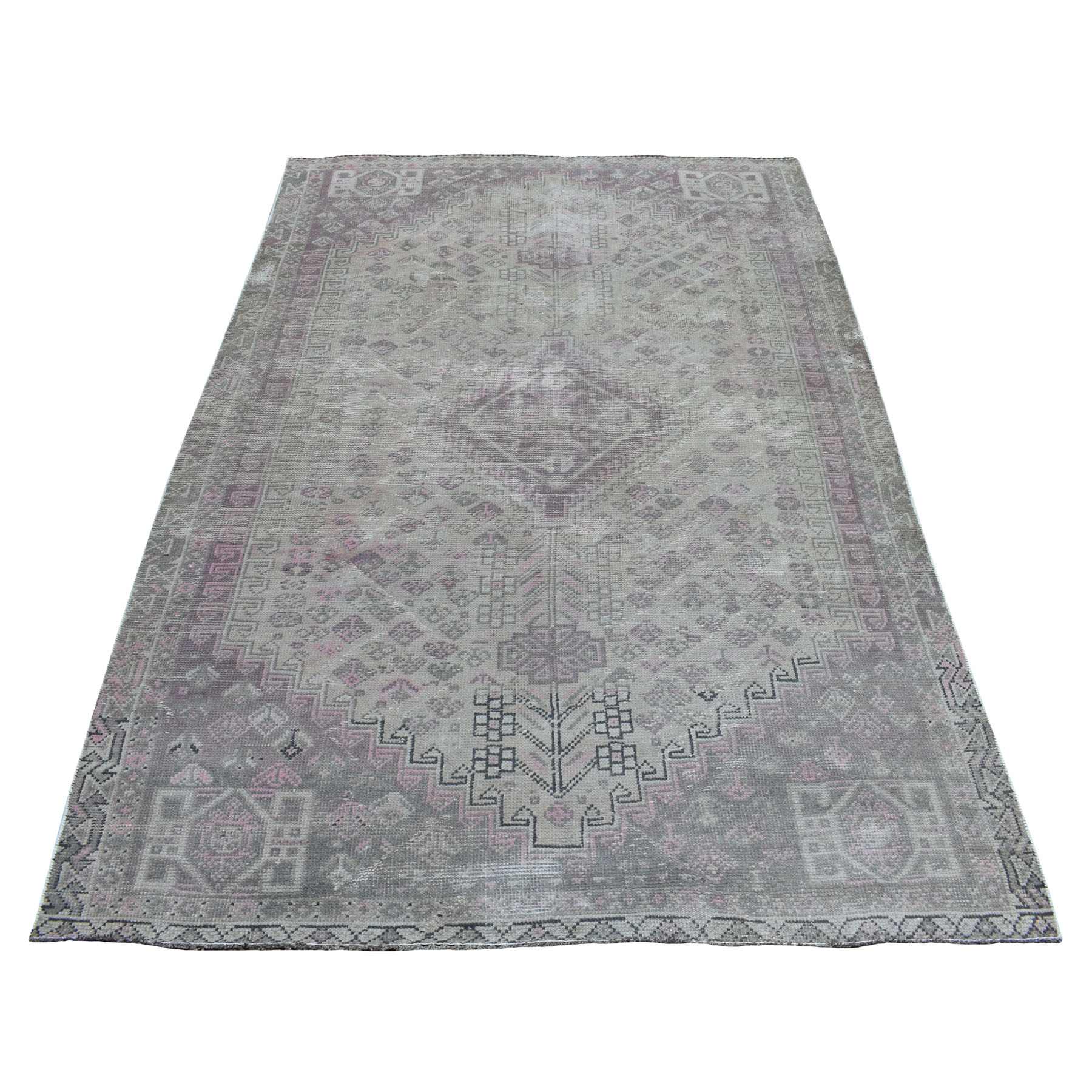 Overdyed-Vintage-Hand-Knotted-Rug-270280