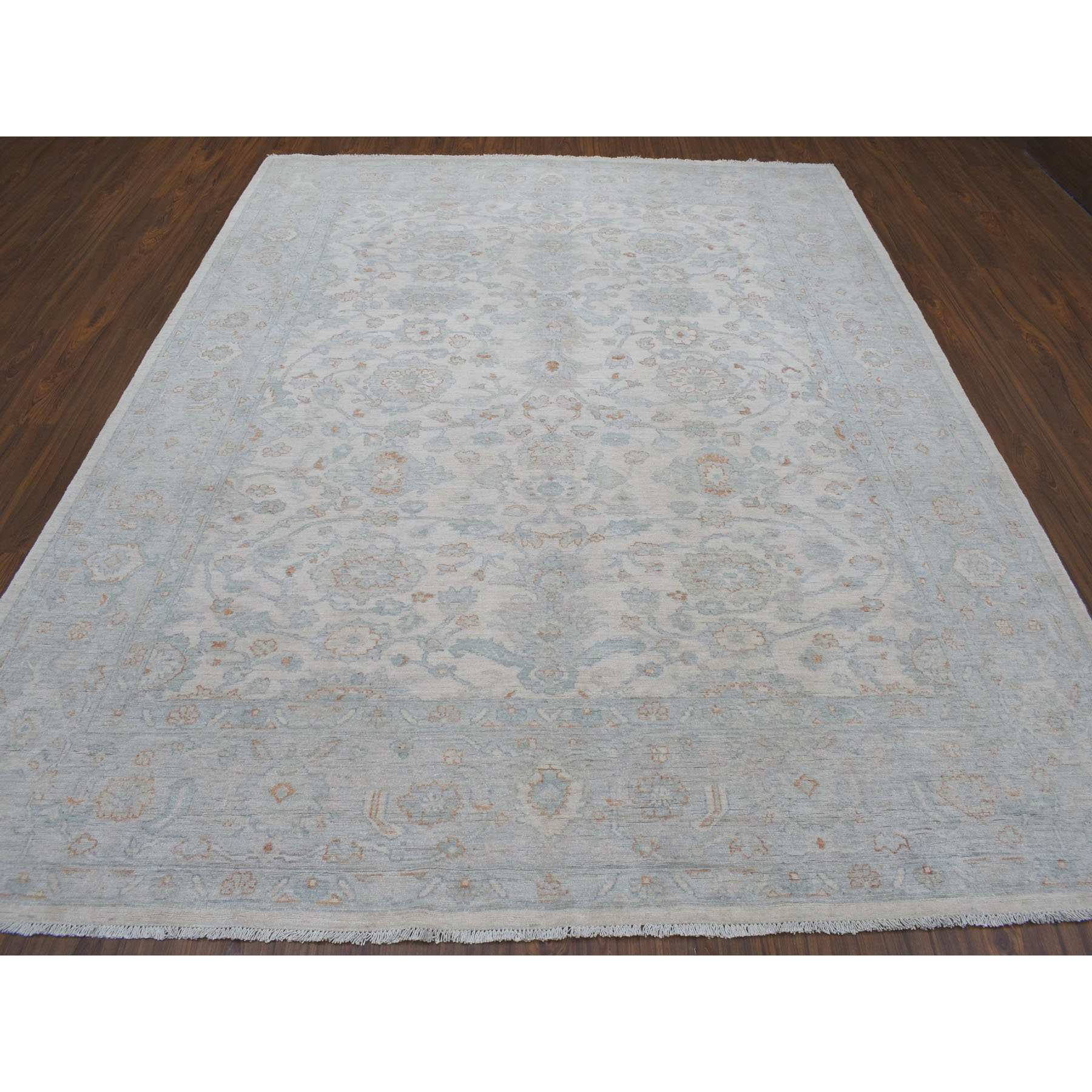 Oushak-And-Peshawar-Hand-Knotted-Rug-274765