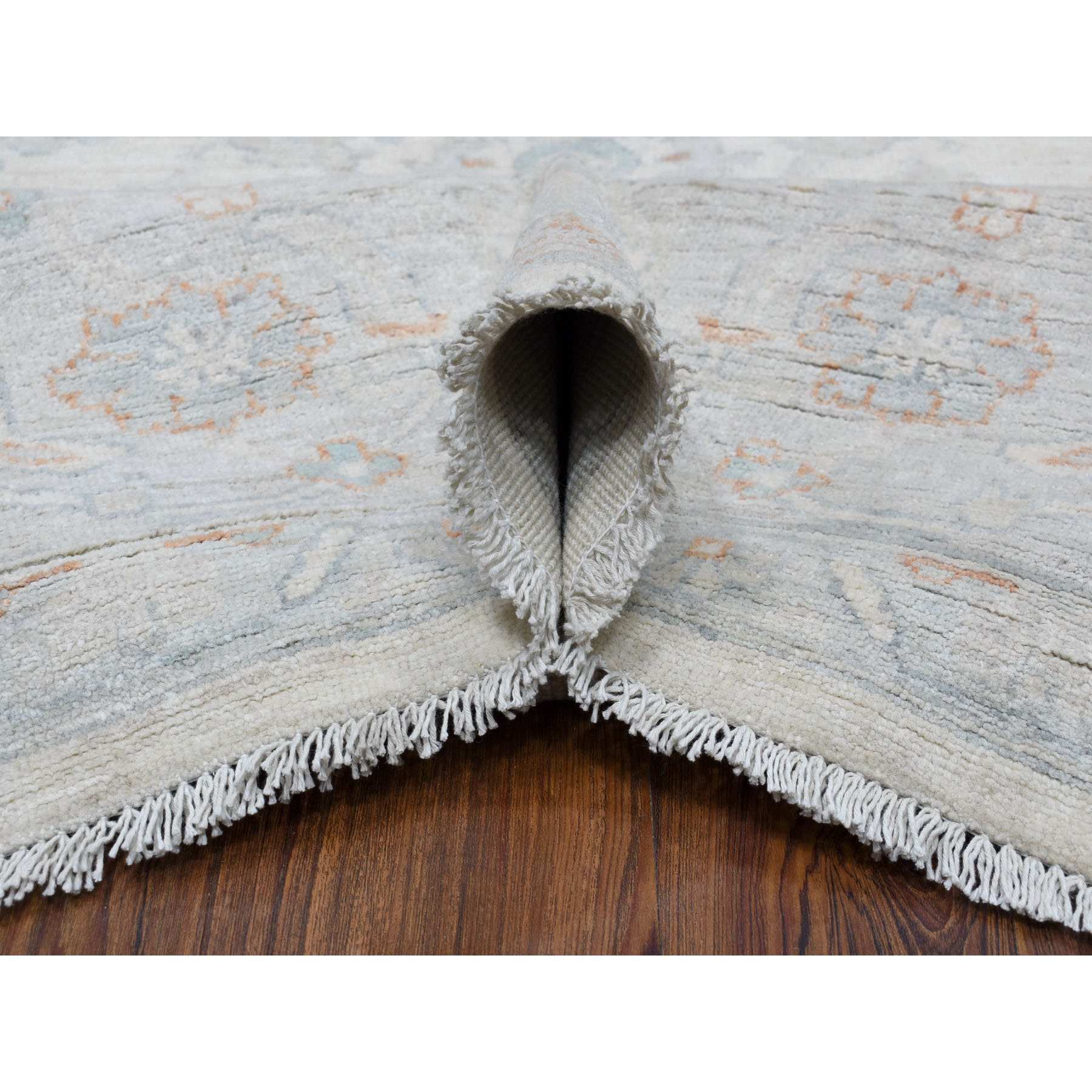 Oushak-And-Peshawar-Hand-Knotted-Rug-274765