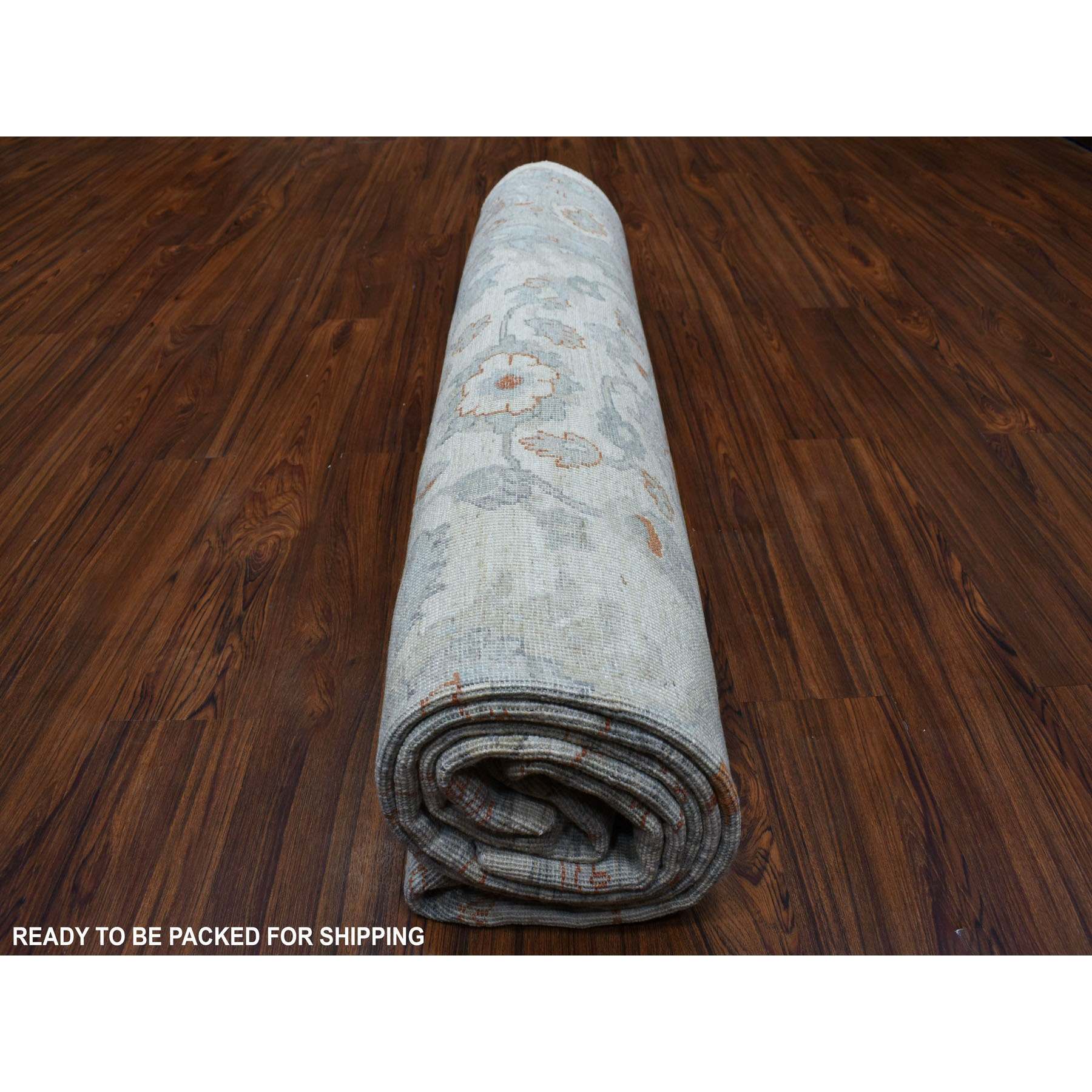 Oushak-And-Peshawar-Hand-Knotted-Rug-274765