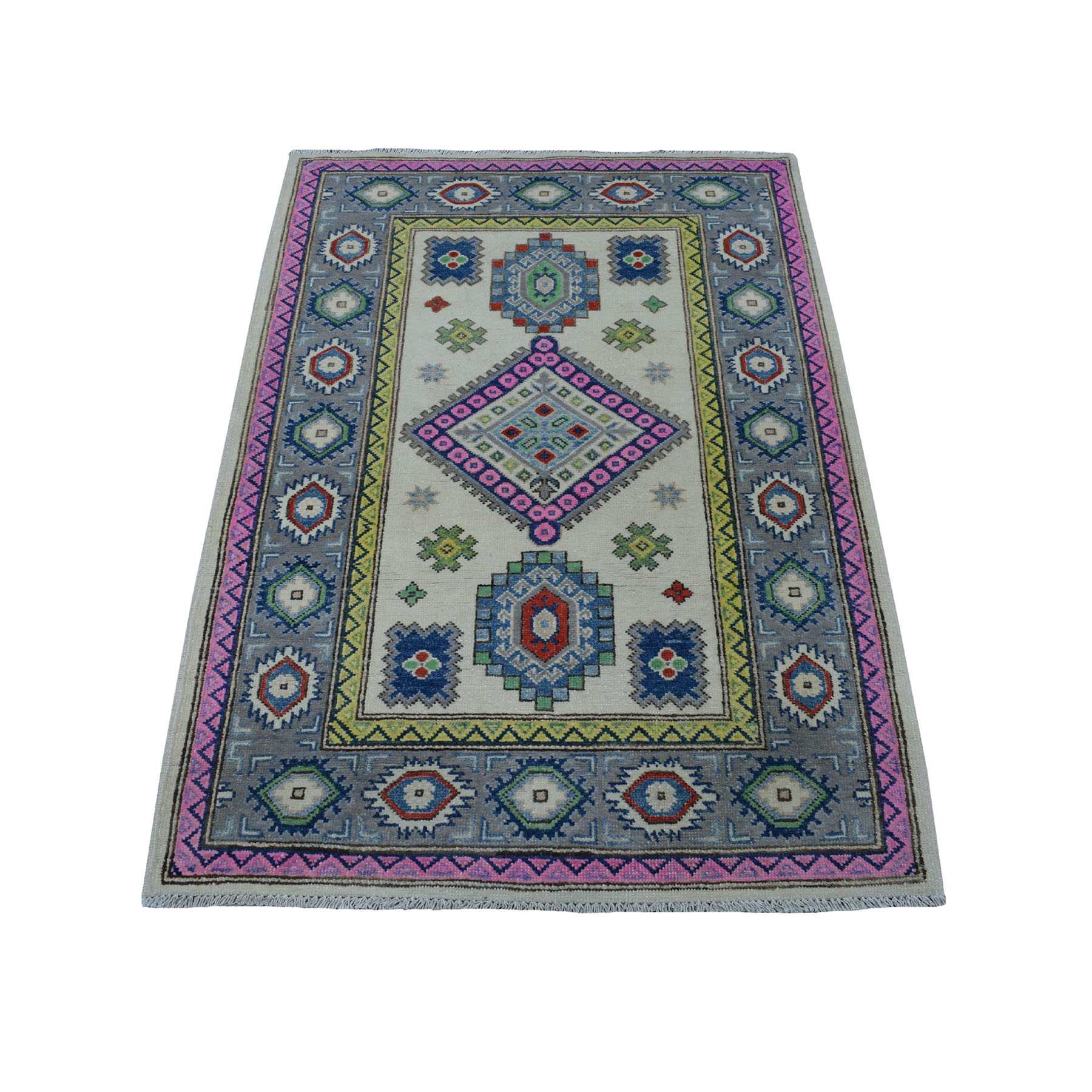 Kazak-Hand-Knotted-Rug-277010