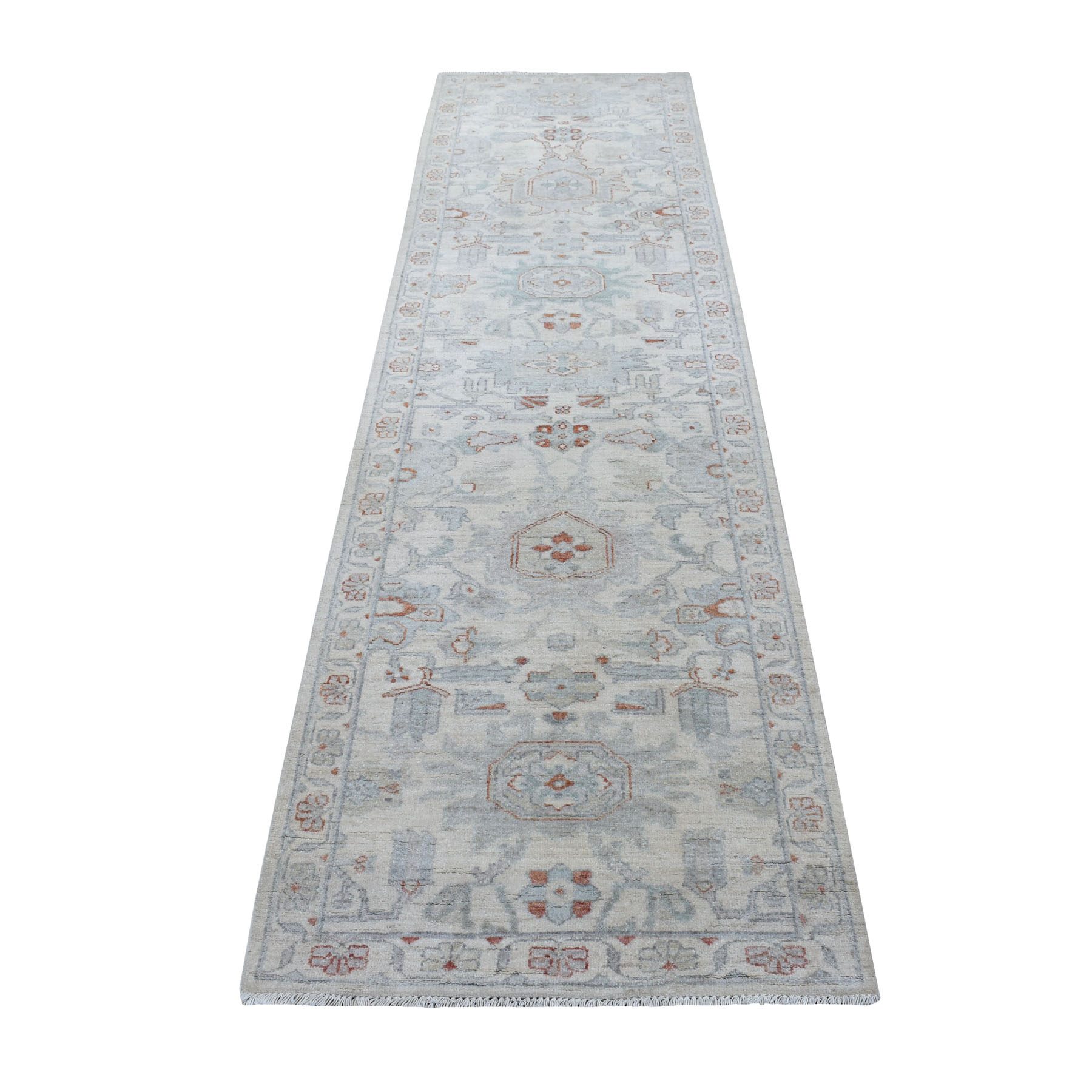 Oushak-And-Peshawar-Hand-Knotted-Rug-275130