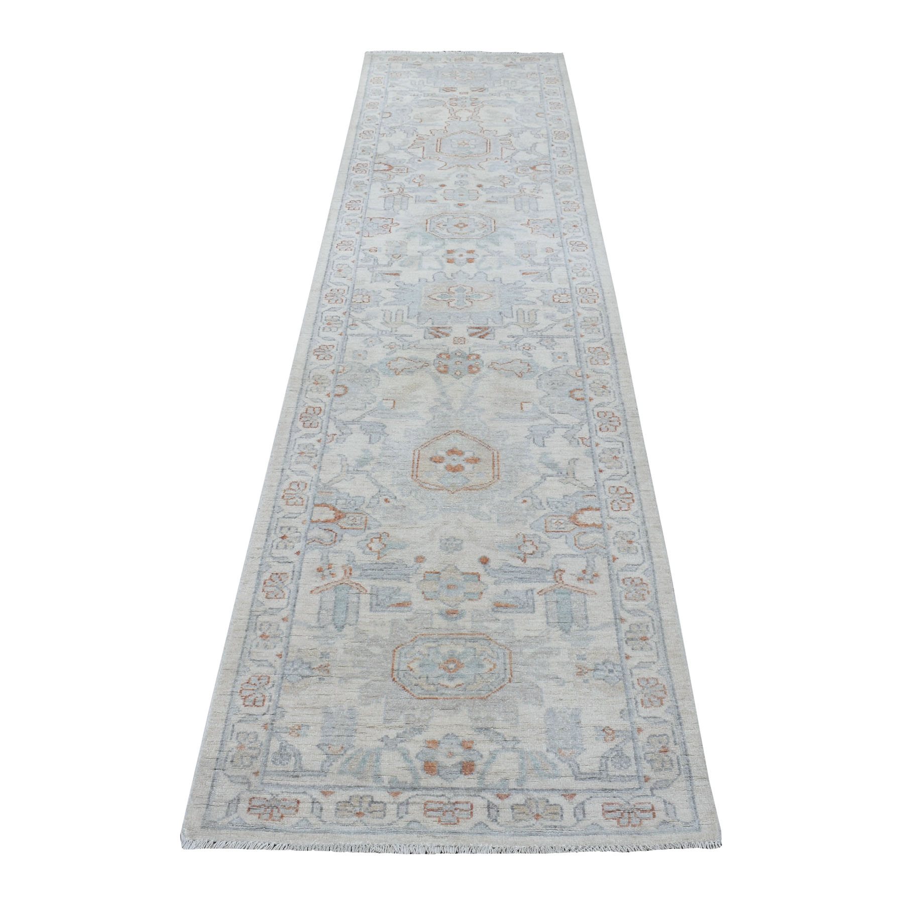 Oushak-And-Peshawar-Hand-Knotted-Rug-275735