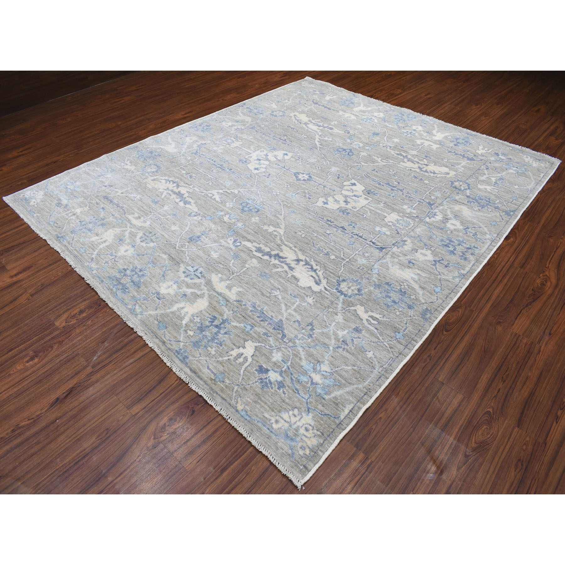 Oushak-And-Peshawar-Hand-Knotted-Rug-277600
