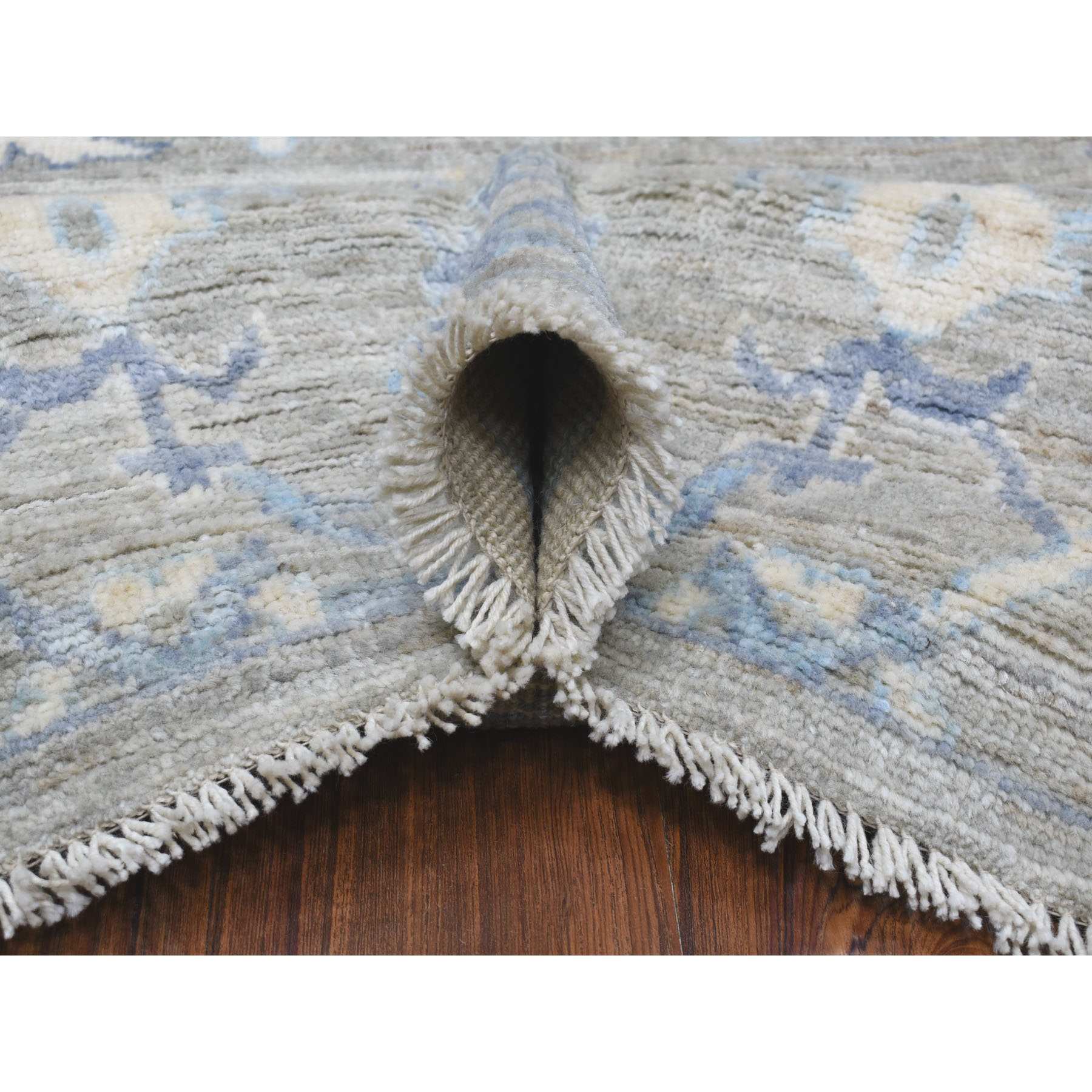 Oushak-And-Peshawar-Hand-Knotted-Rug-277600