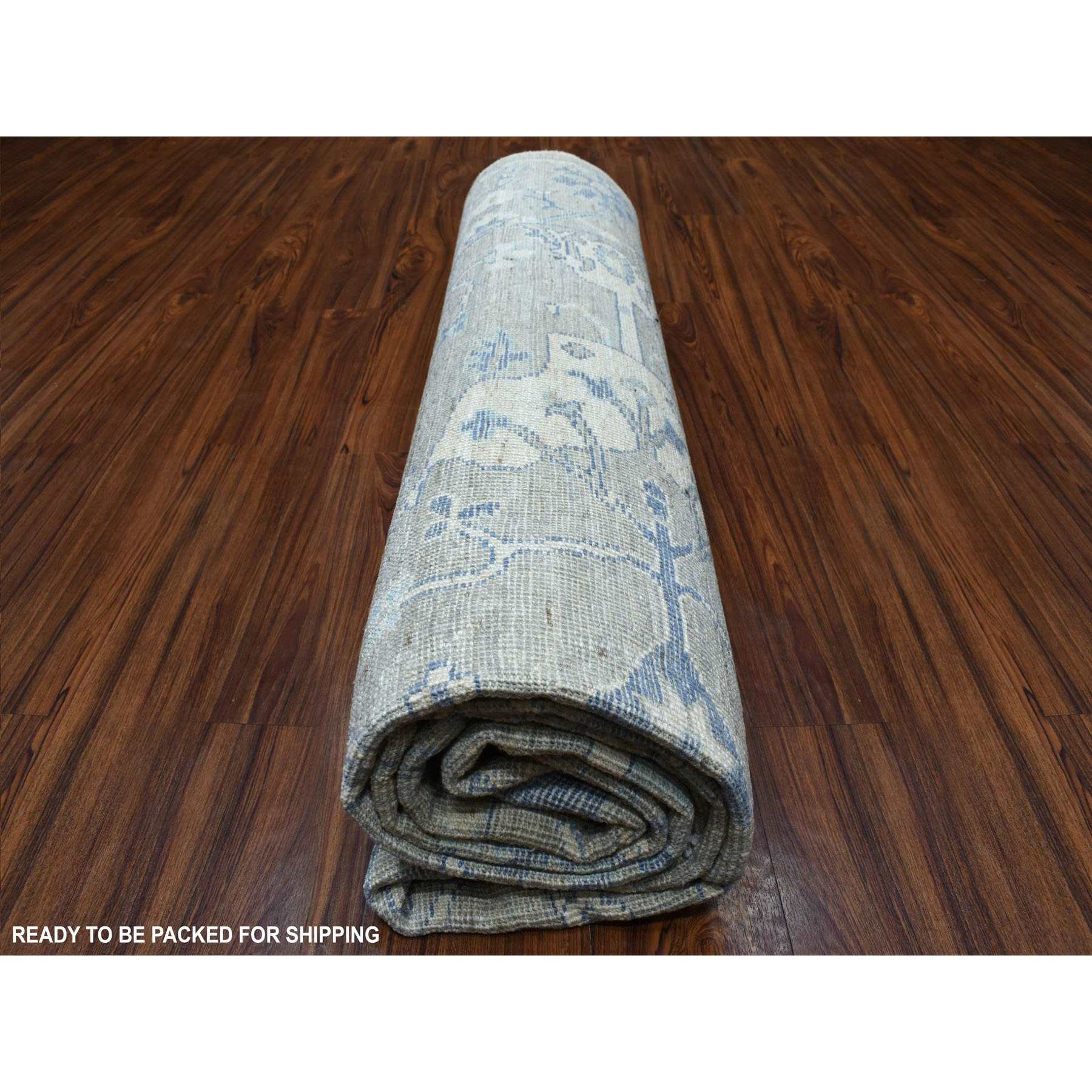 Oushak-And-Peshawar-Hand-Knotted-Rug-277600
