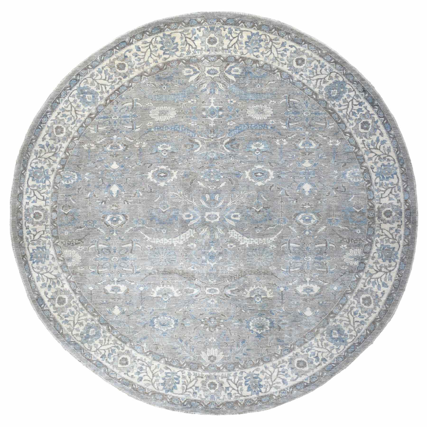 Oushak-And-Peshawar-Hand-Knotted-Rug-278550