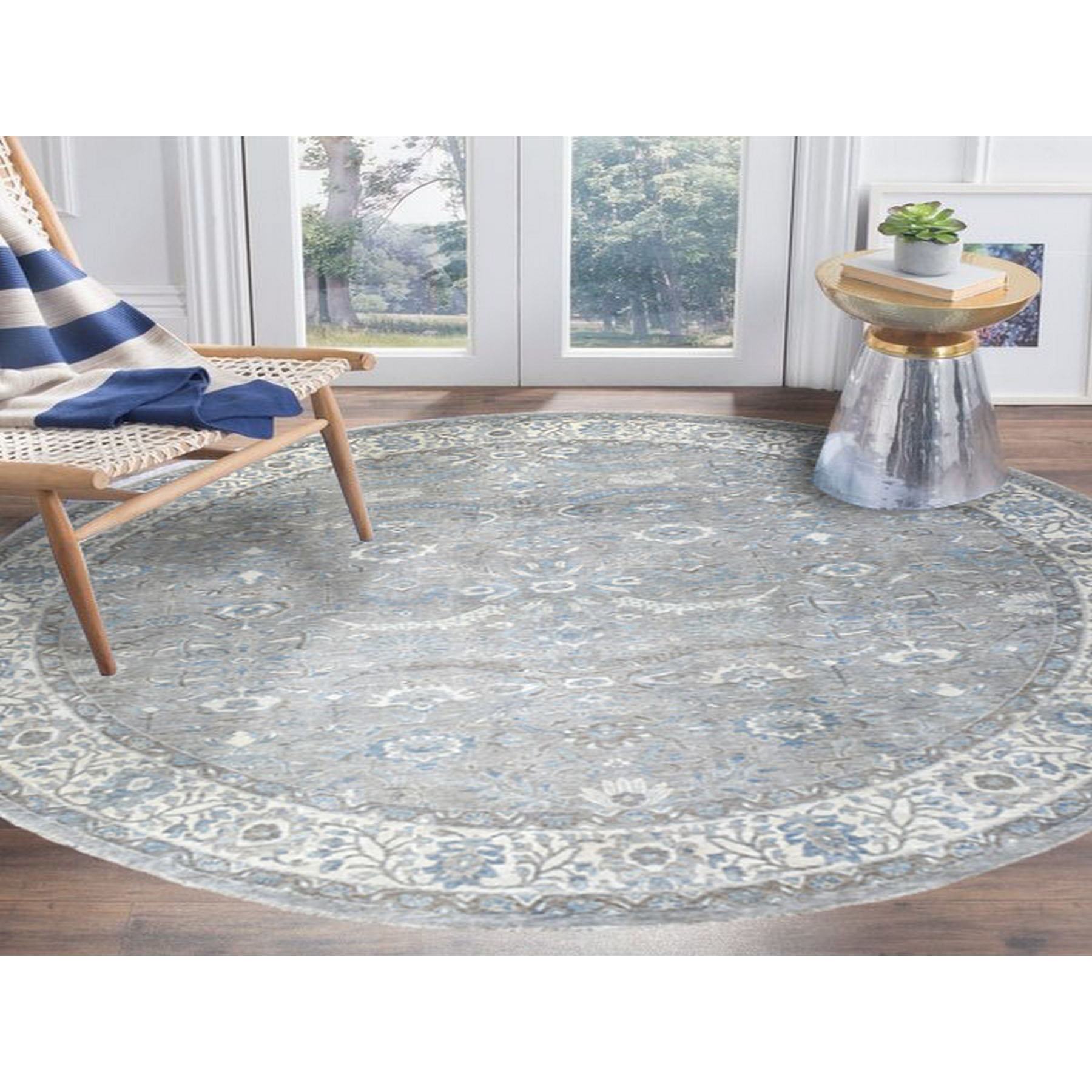 Oushak-And-Peshawar-Hand-Knotted-Rug-278550