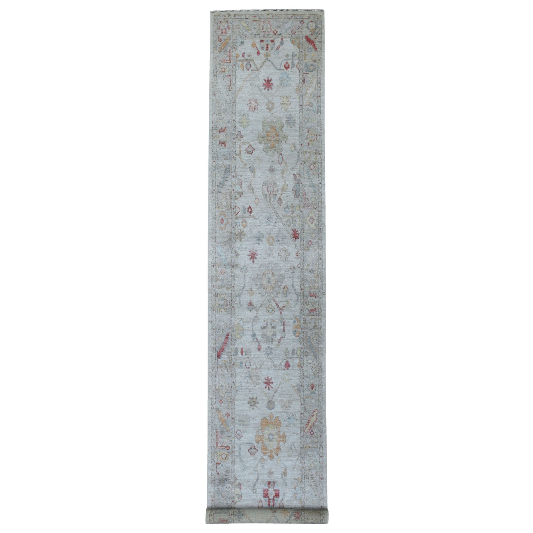 Oushak-And-Peshawar-Hand-Knotted-Rug-280445
