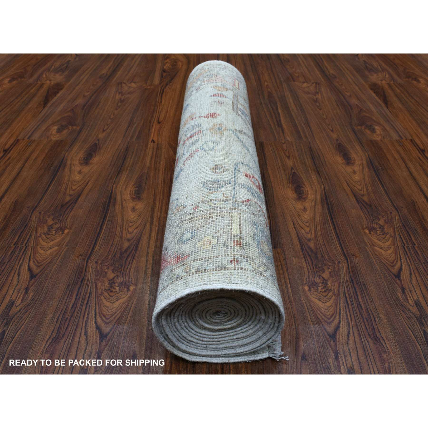 Oushak-And-Peshawar-Hand-Knotted-Rug-280445