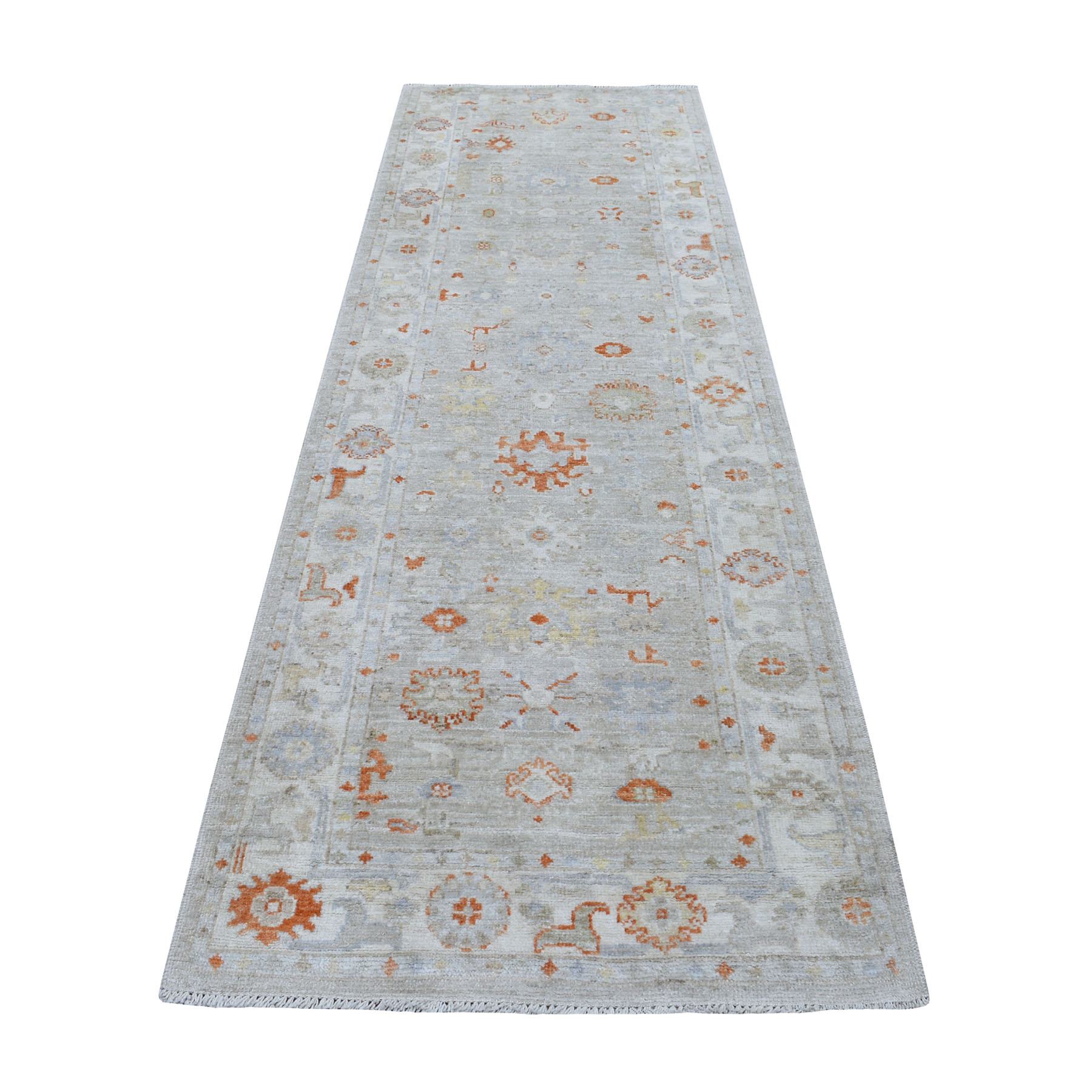 Oushak-And-Peshawar-Hand-Knotted-Rug-282055