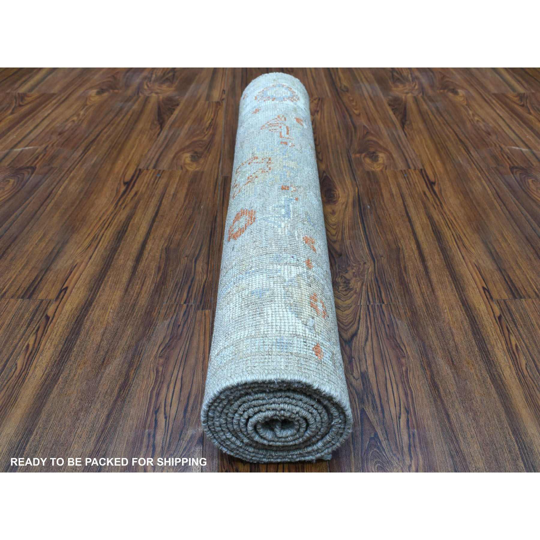 Oushak-And-Peshawar-Hand-Knotted-Rug-282055