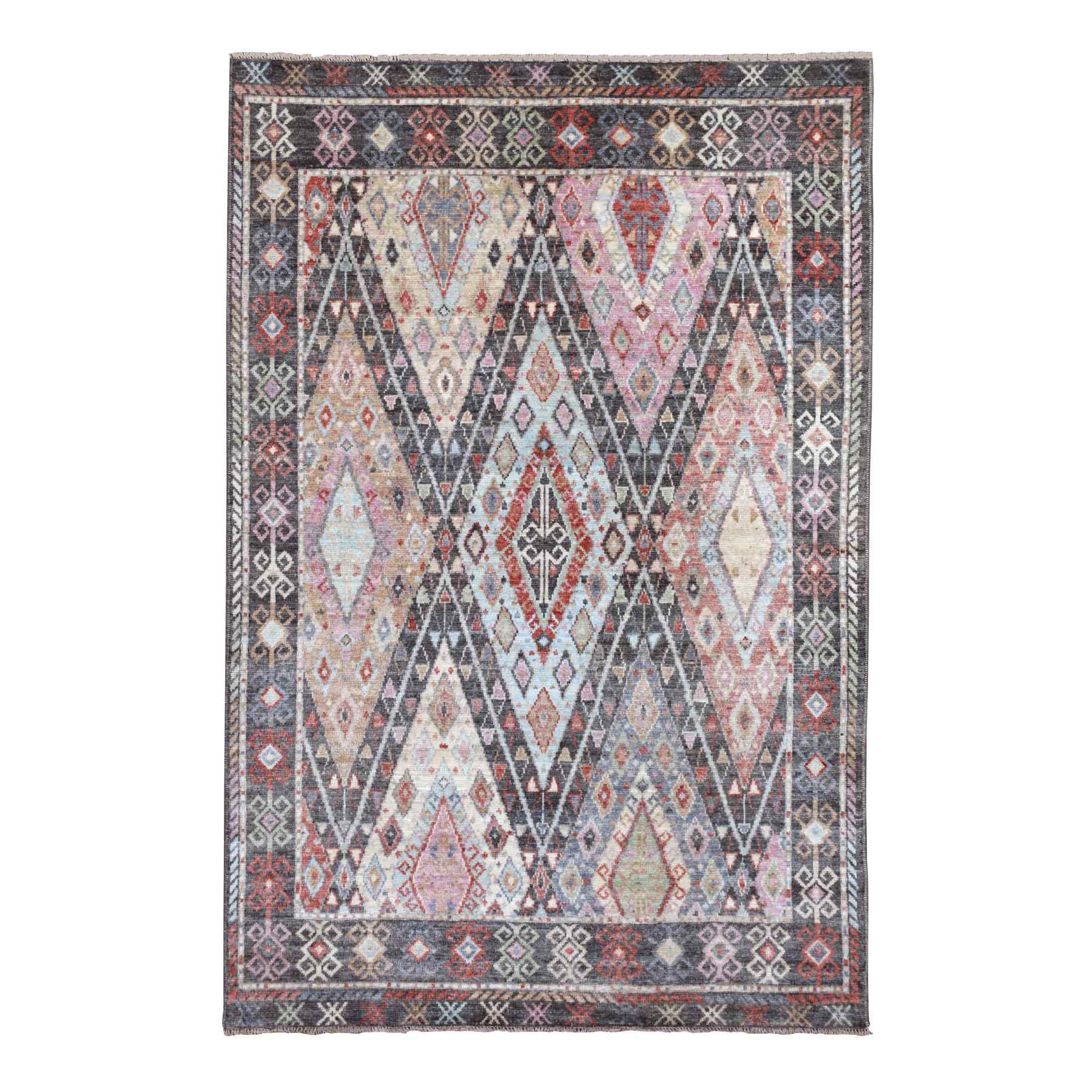 Tribal-Geometric-Hand-Knotted-Rug-281000