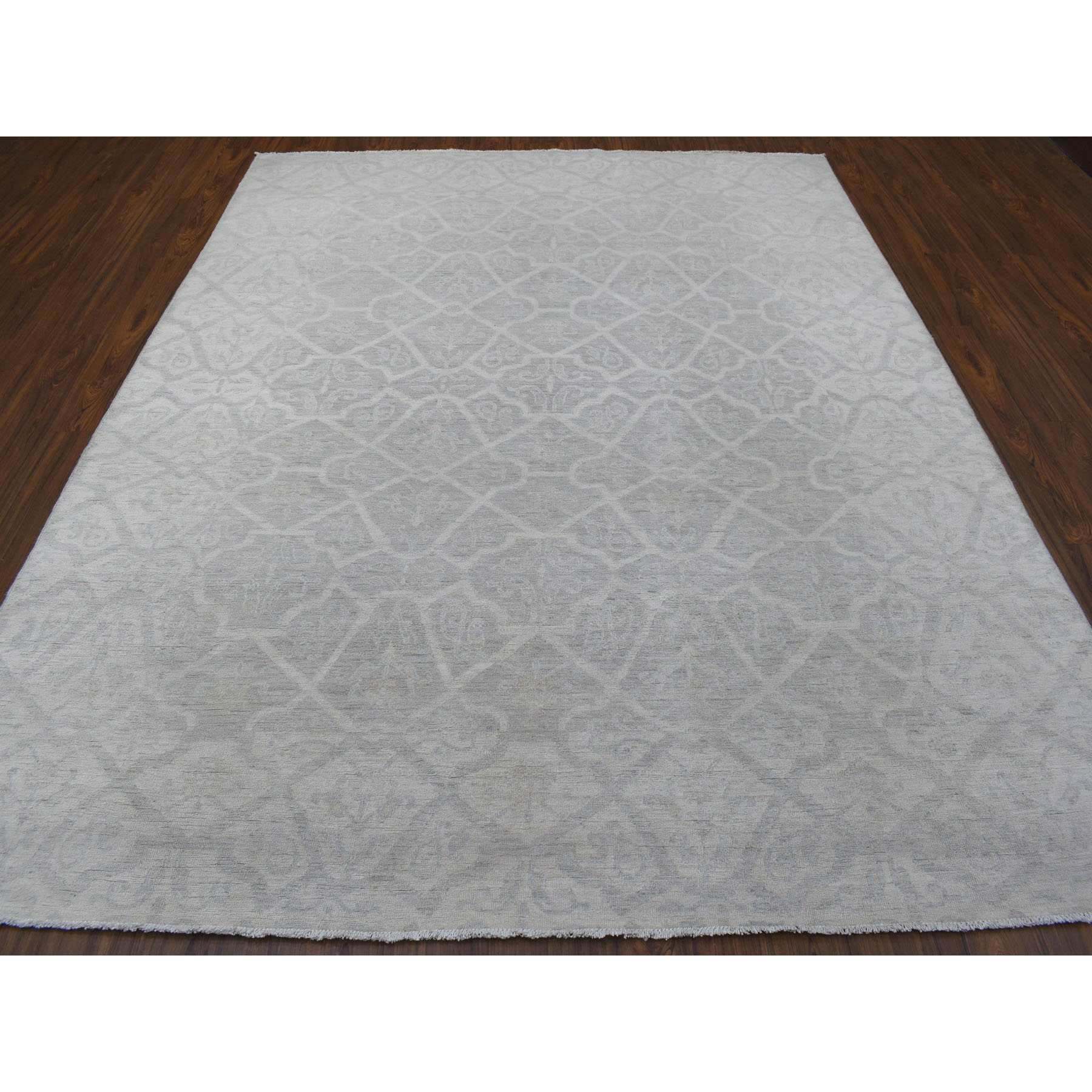 Oushak-And-Peshawar-Hand-Knotted-Rug-283660