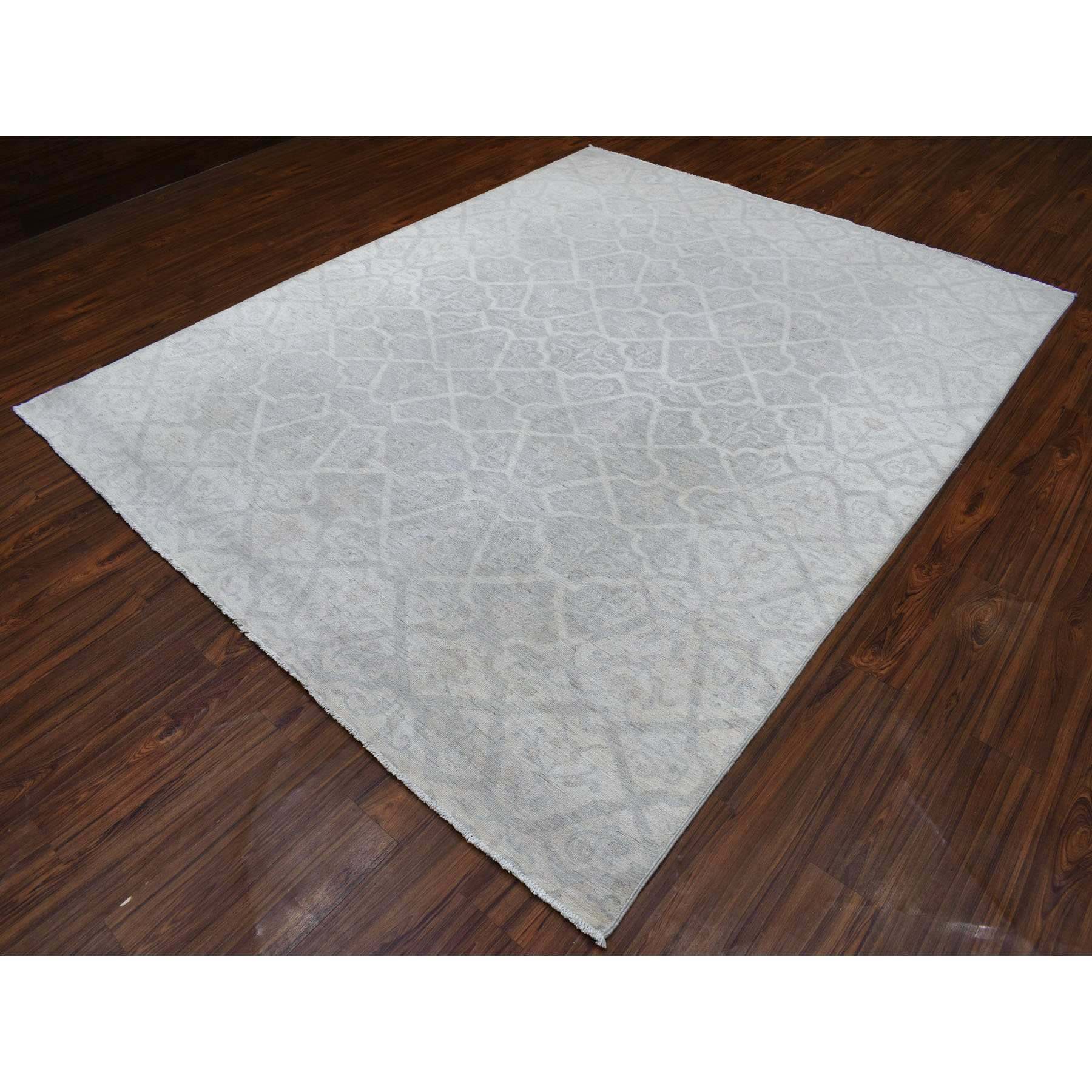 Oushak-And-Peshawar-Hand-Knotted-Rug-283660