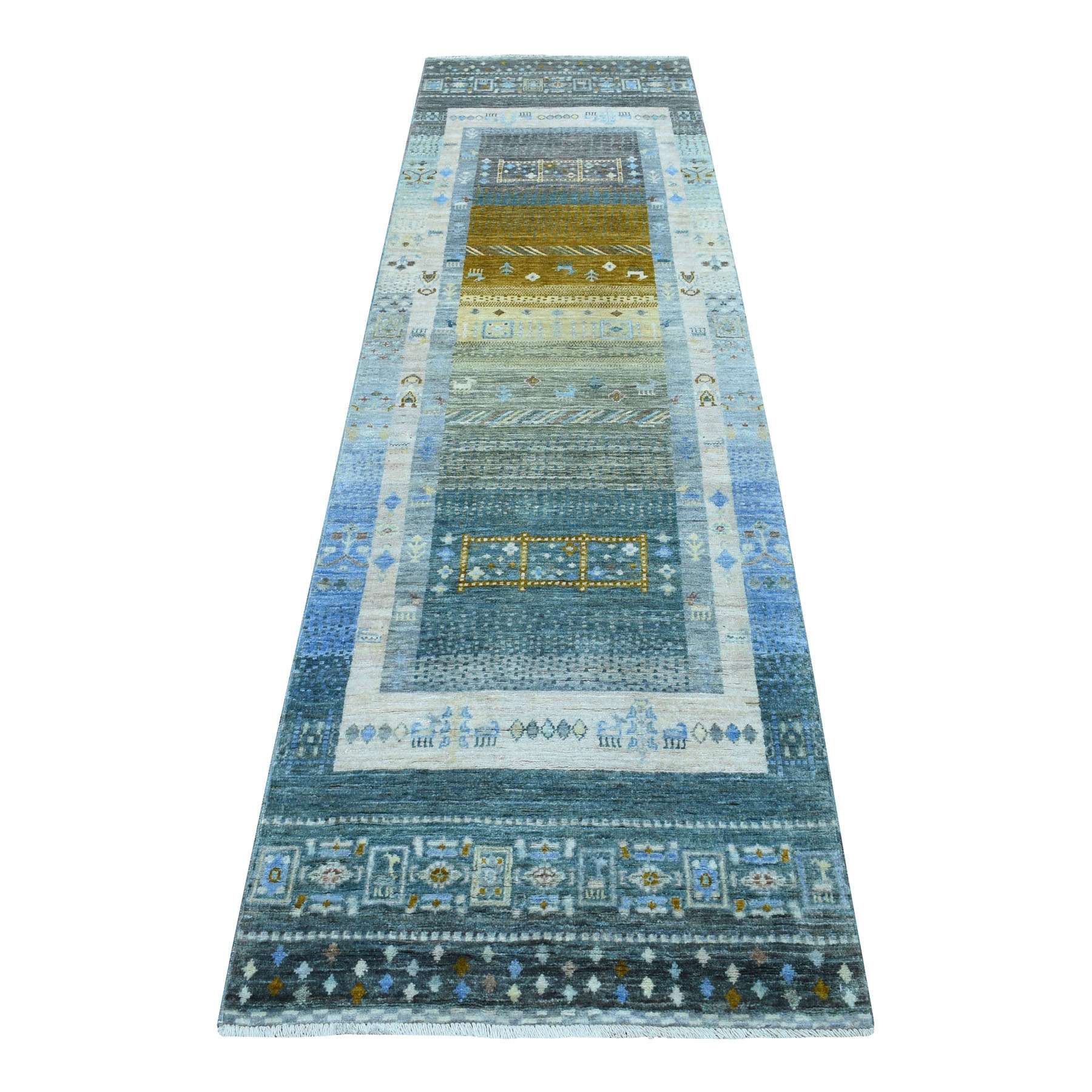 Tribal-Geometric-Hand-Knotted-Rug-282580