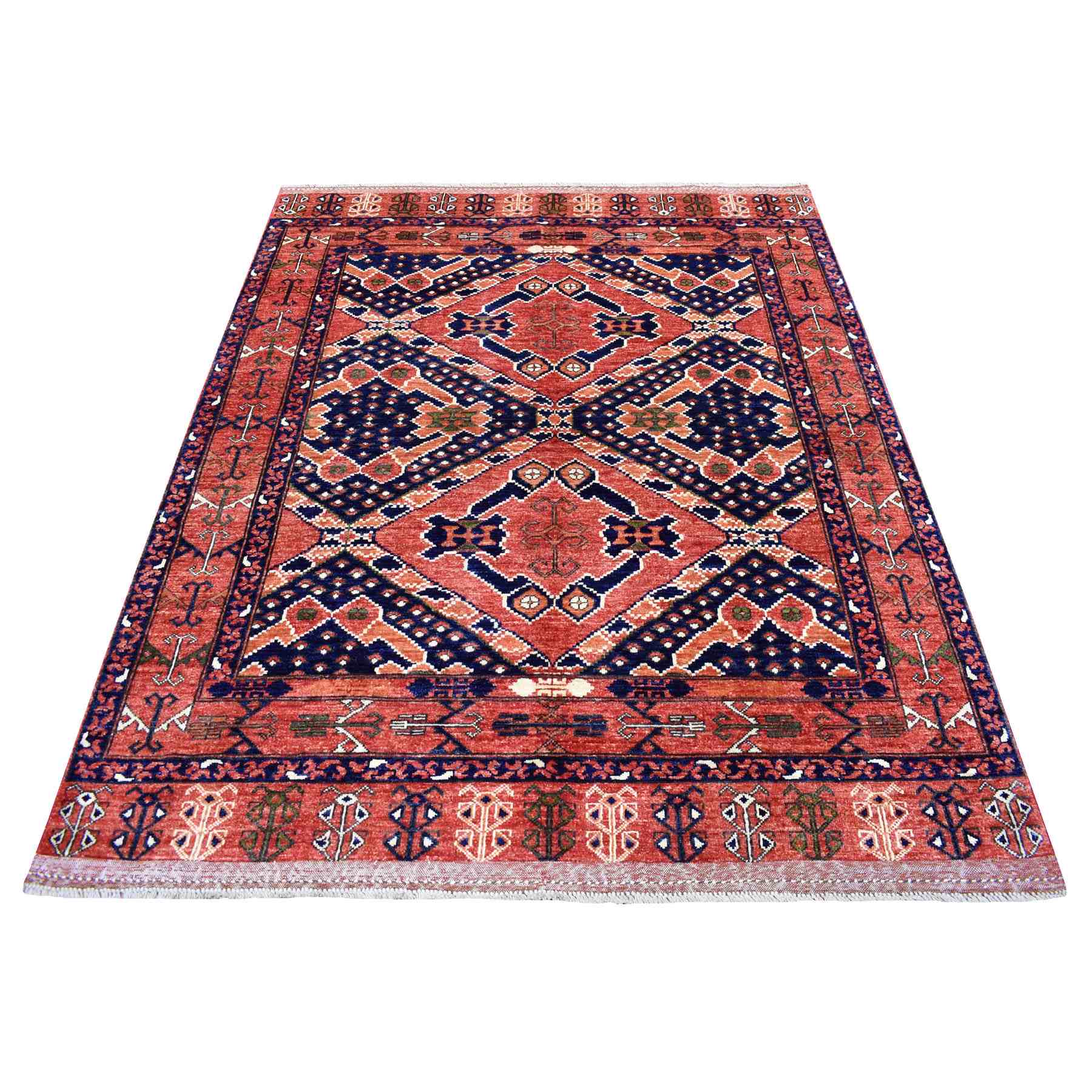Tribal-Geometric-Hand-Knotted-Rug-284475