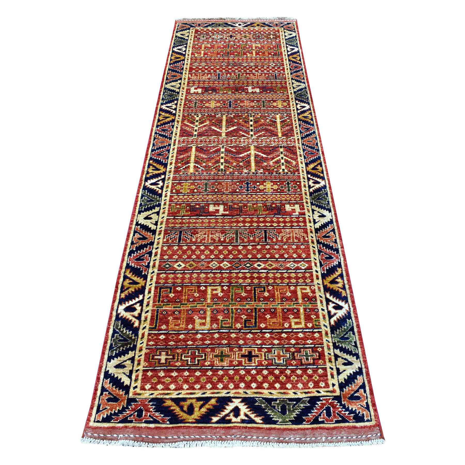 Tribal-Geometric-Hand-Knotted-Rug-284645
