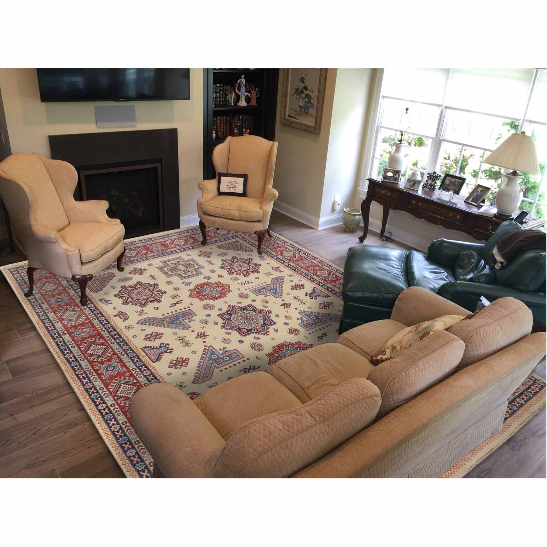 Kazak-Hand-Knotted-Rug-285275