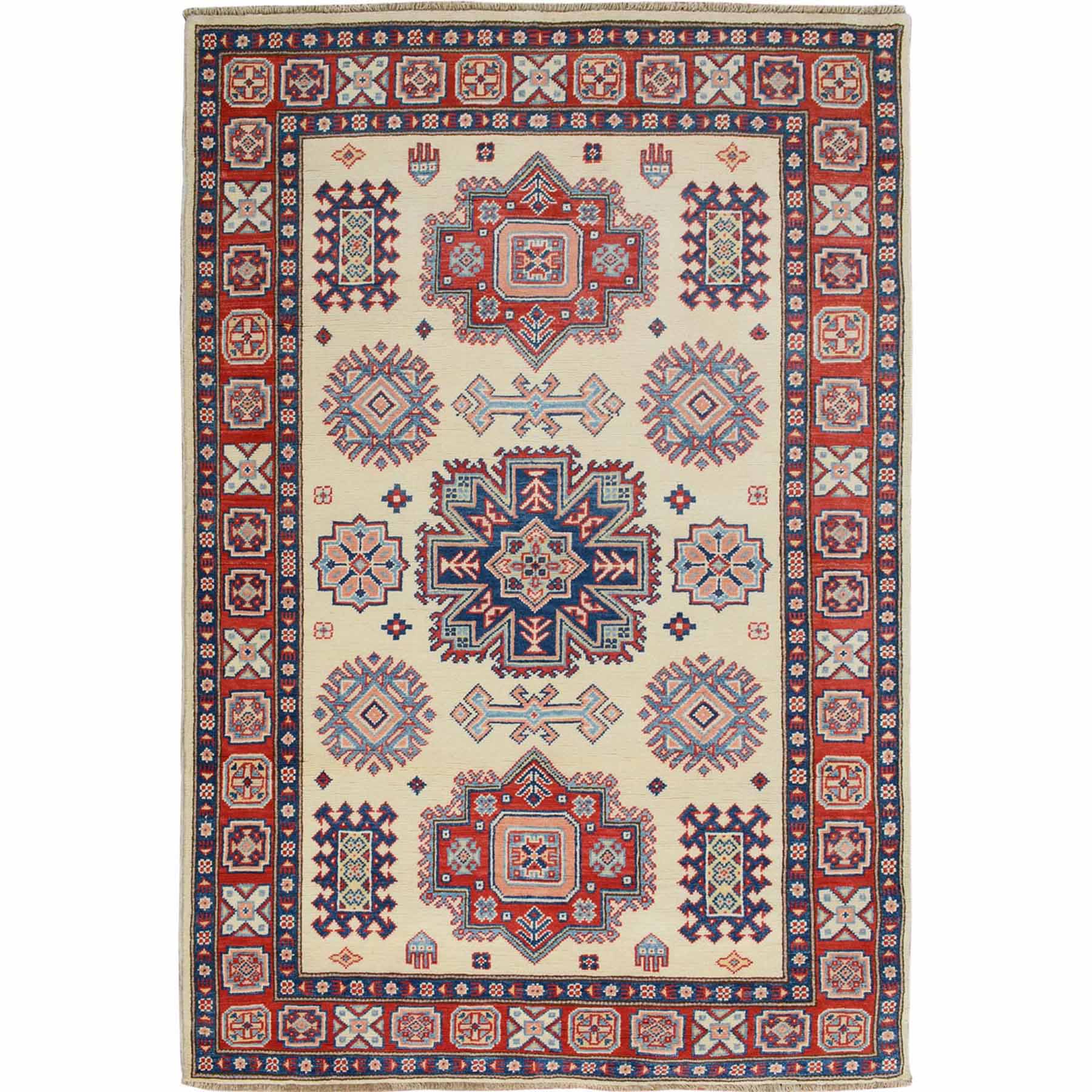 Kazak-Hand-Knotted-Rug-285395