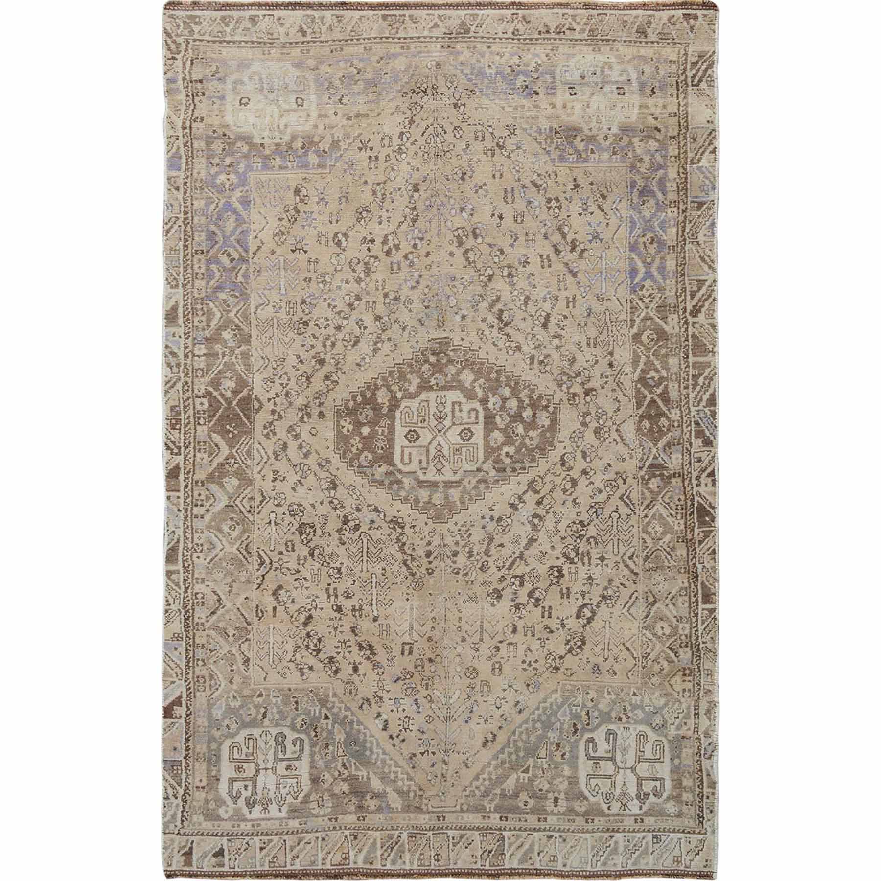 Overdyed-Vintage-Hand-Knotted-Rug-286070