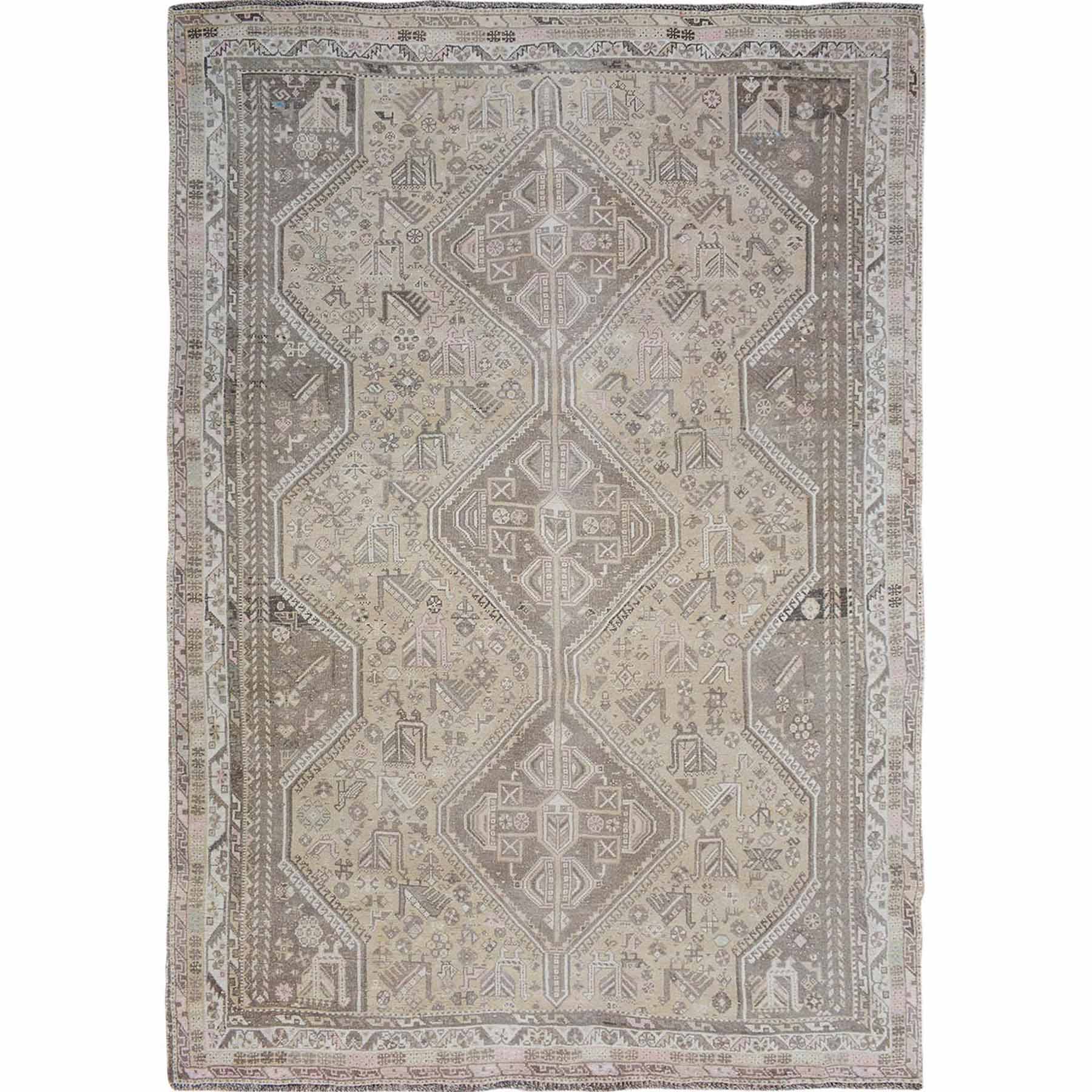 Overdyed-Vintage-Hand-Knotted-Rug-286275