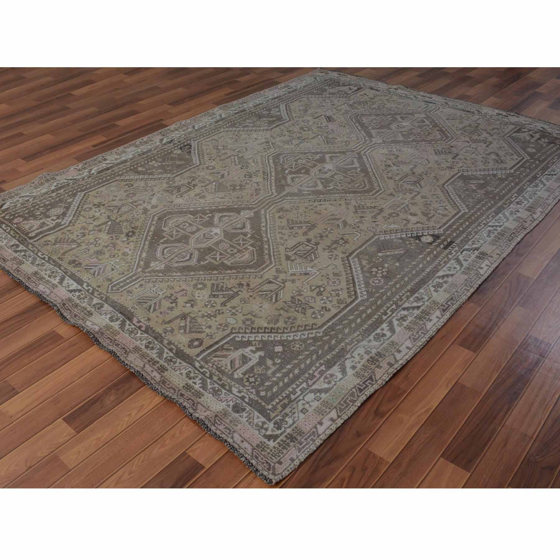 Overdyed-Vintage-Hand-Knotted-Rug-286275