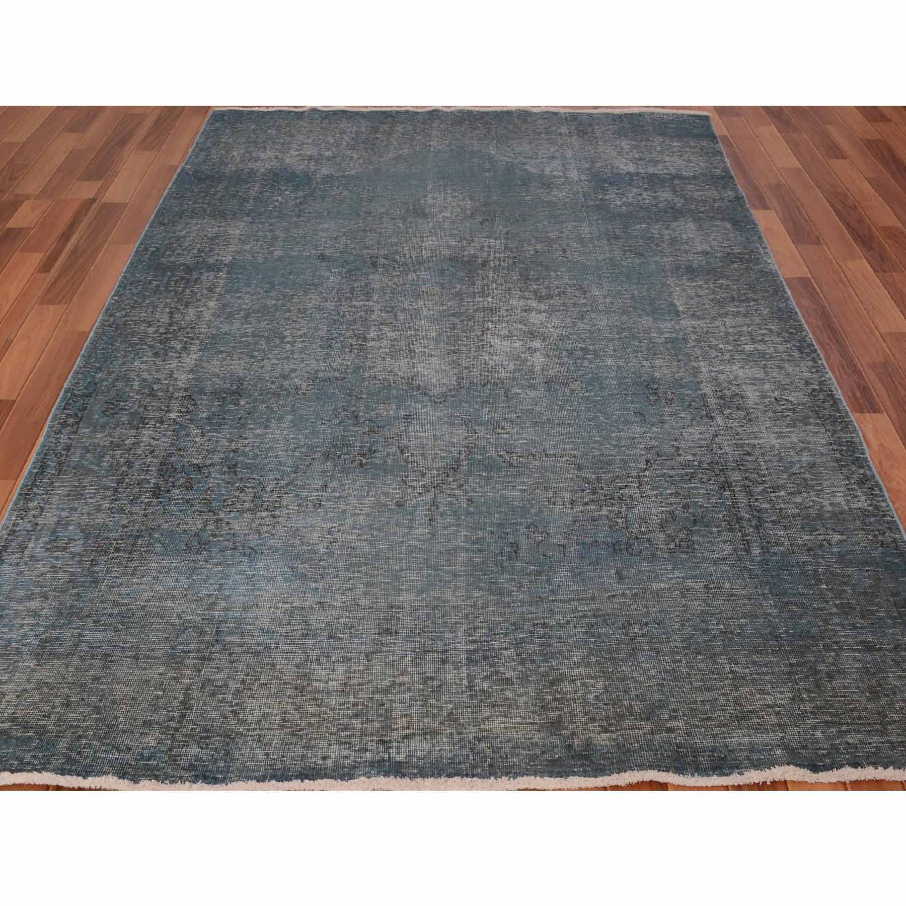 Overdyed-Vintage-Hand-Knotted-Rug-286685