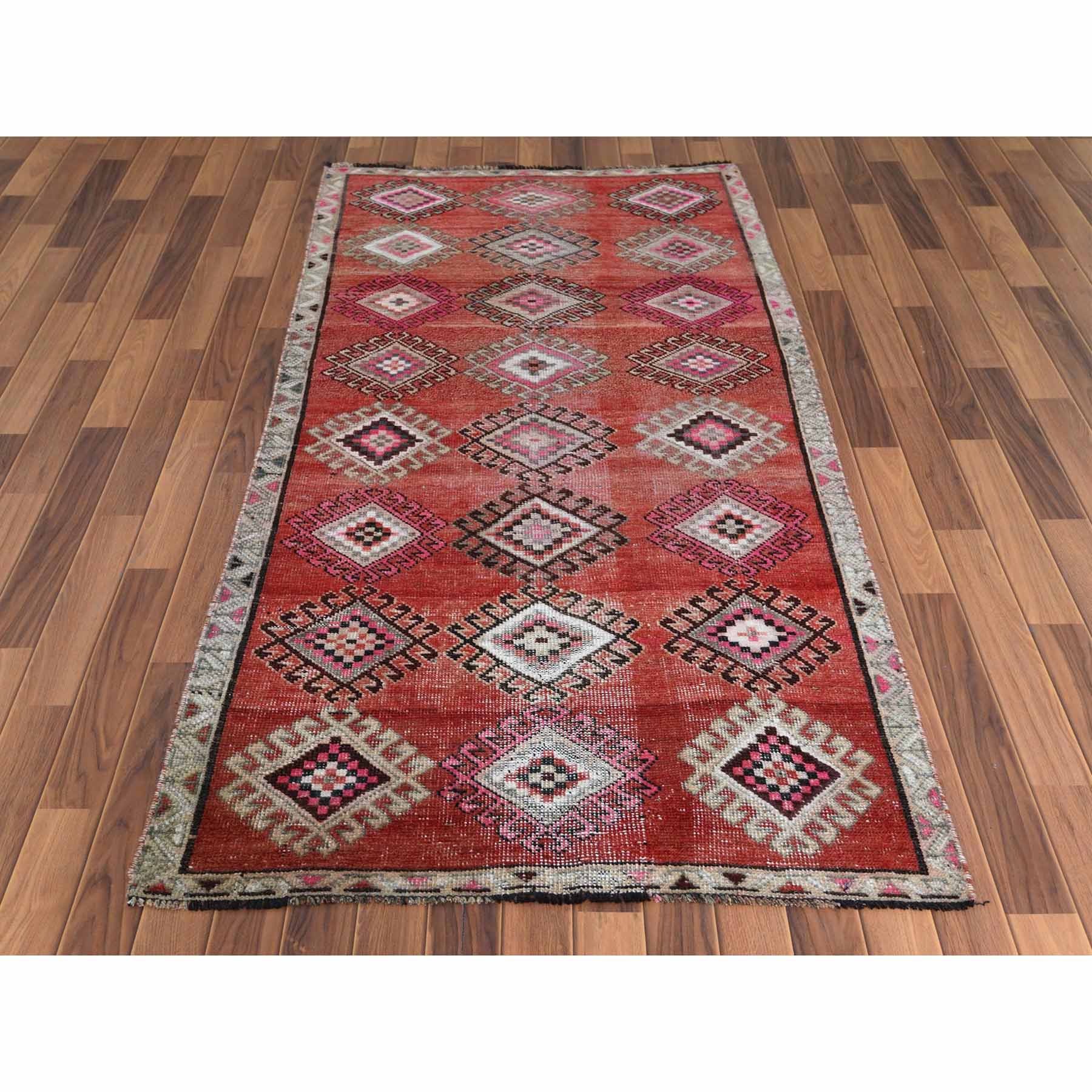 Overdyed-Vintage-Hand-Knotted-Rug-288865
