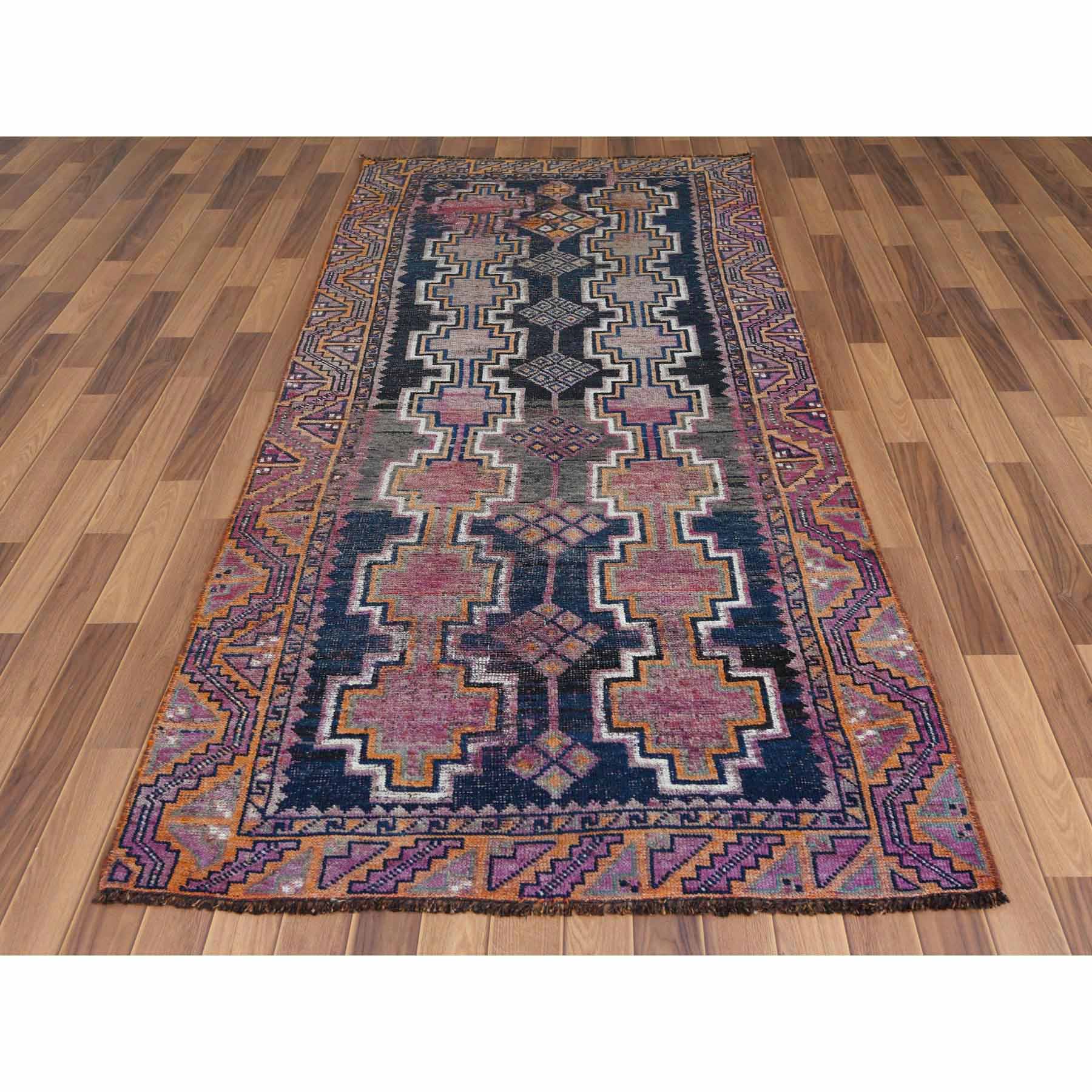 Overdyed-Vintage-Hand-Knotted-Rug-289435