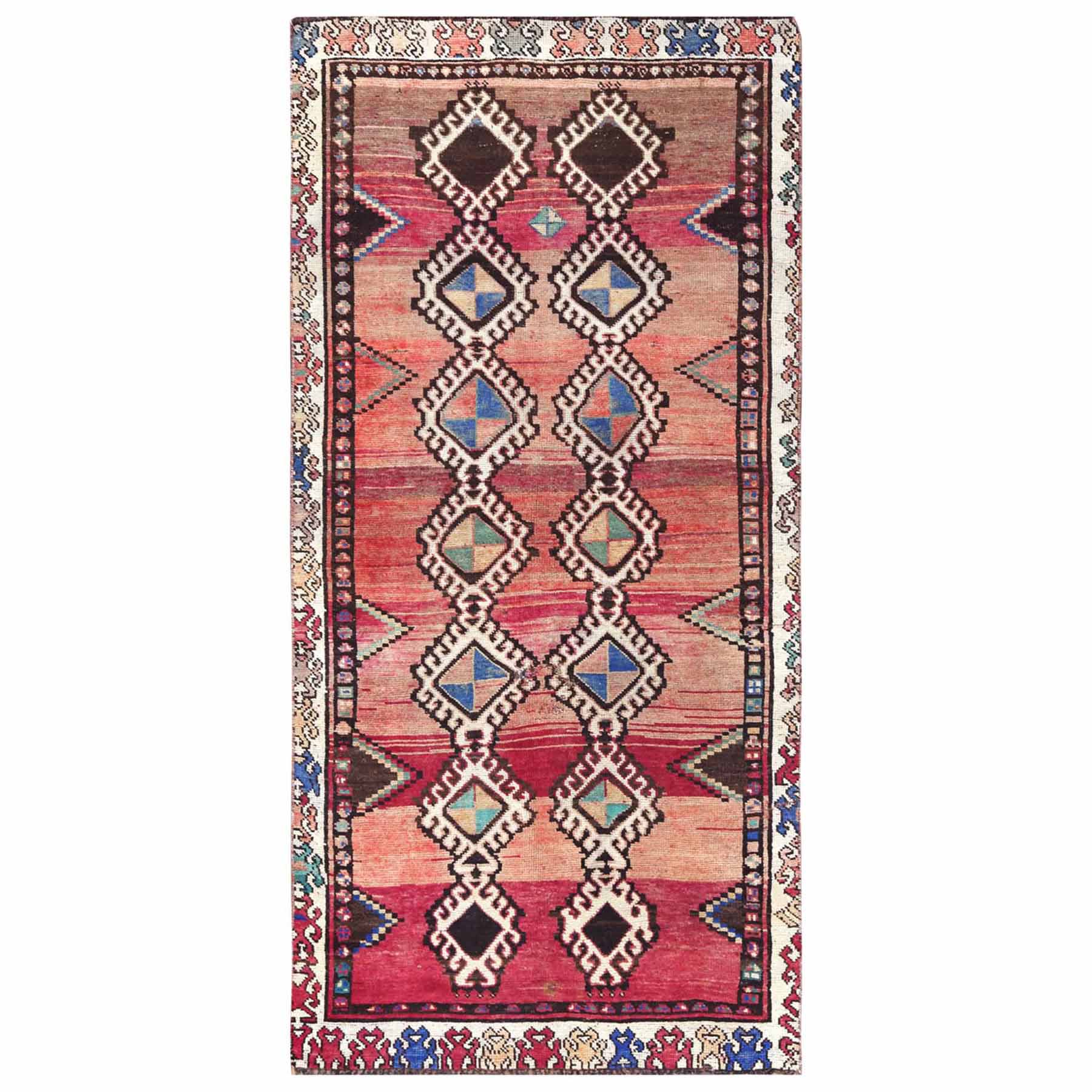 Overdyed-Vintage-Hand-Knotted-Rug-289815