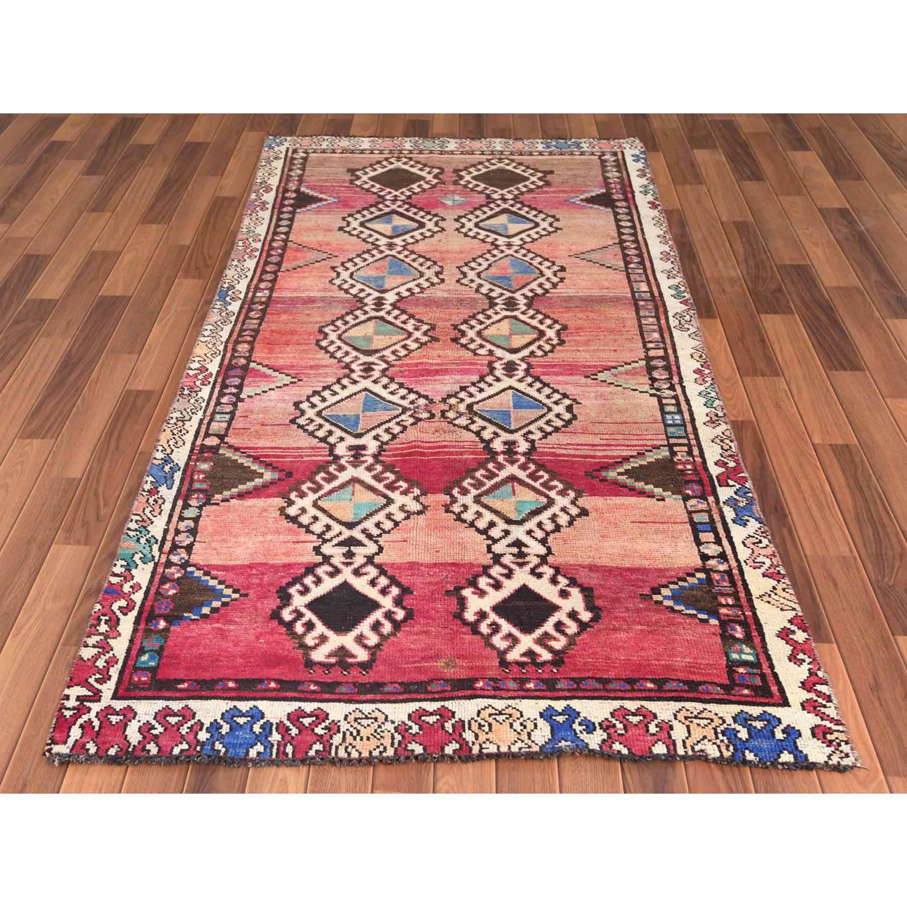 Overdyed-Vintage-Hand-Knotted-Rug-289815