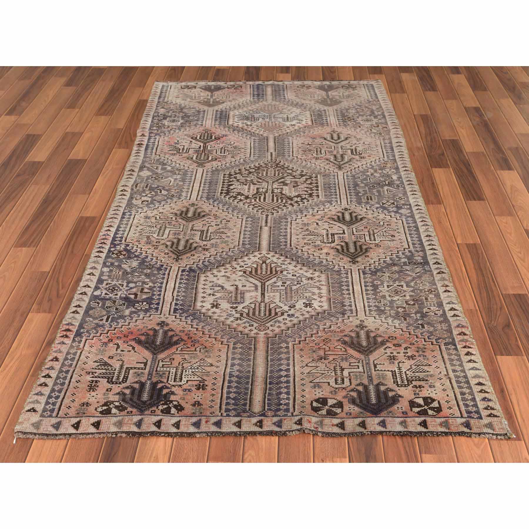 Overdyed-Vintage-Hand-Knotted-Rug-289820